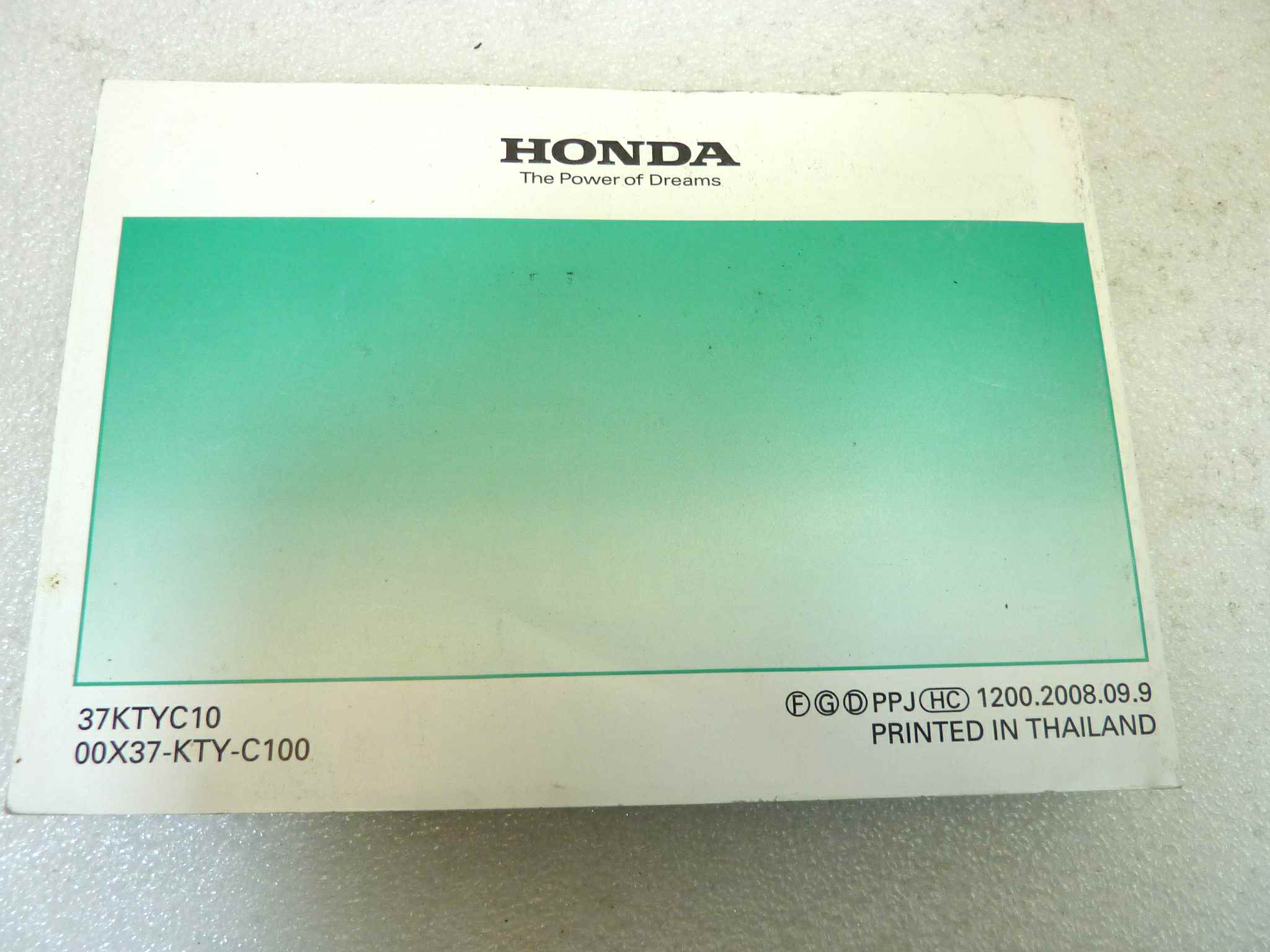 Libretto uso e manutenzione Honda CBR125 RW manuale utente ORIGINALE fra ger dim 15 x 10,5 cm NUOVO fondo di magazzino, LEGGI DESCRIZIONE - immagine 2