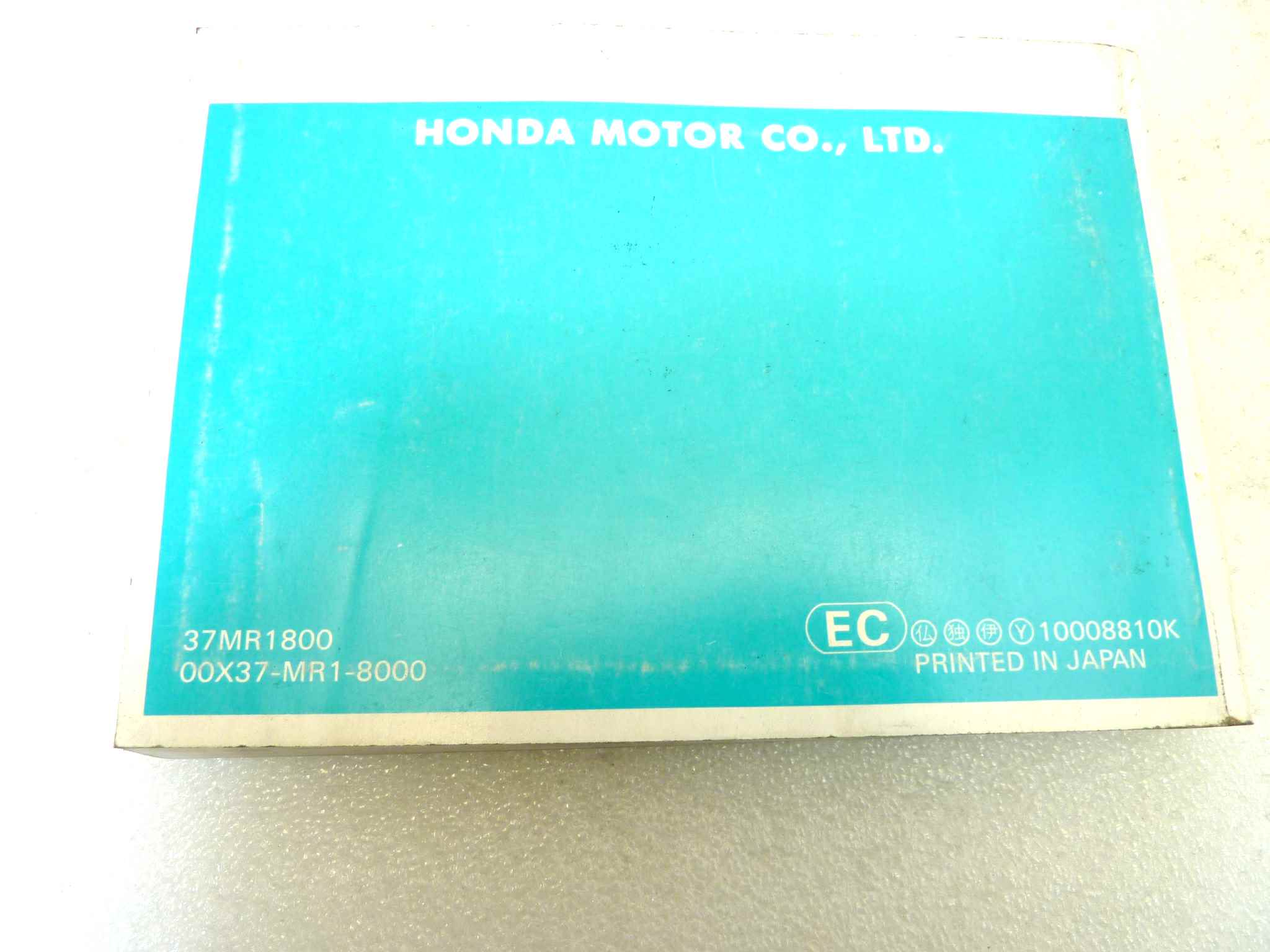 Libretto uso e manutenzione Honda VT600C manuale utente ORIGINALE ita fra ger dim 15 x 10,5 cm NUOVO fondo di magazzino, LEGGI DESCRIZIONE - immagine 2