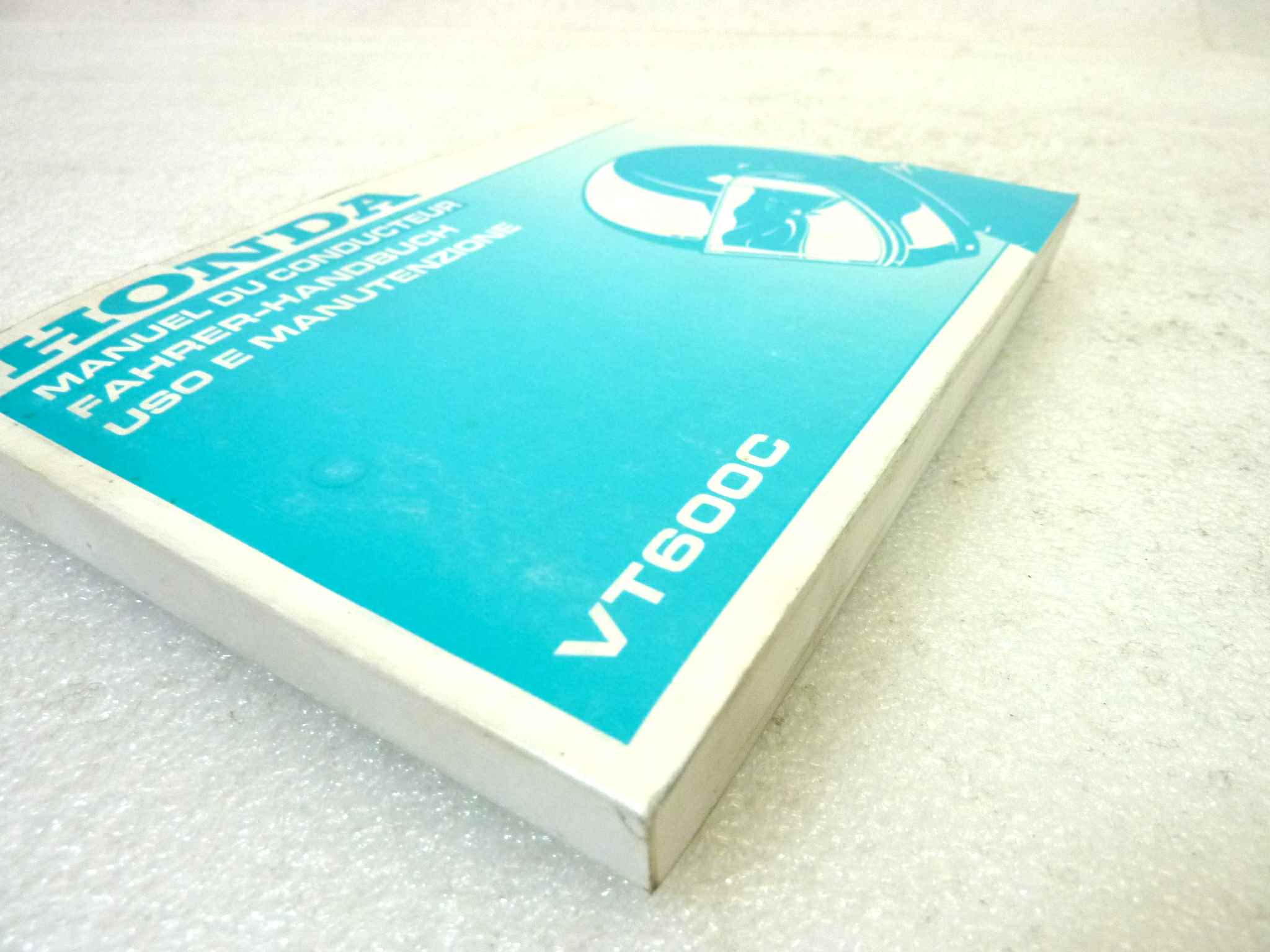 Libretto uso e manutenzione Honda VT600C manuale utente ORIGINALE ita fra ger dim 15 x 10,5 cm NUOVO fondo di magazzino, LEGGI DESCRIZIONE - immagine 7
