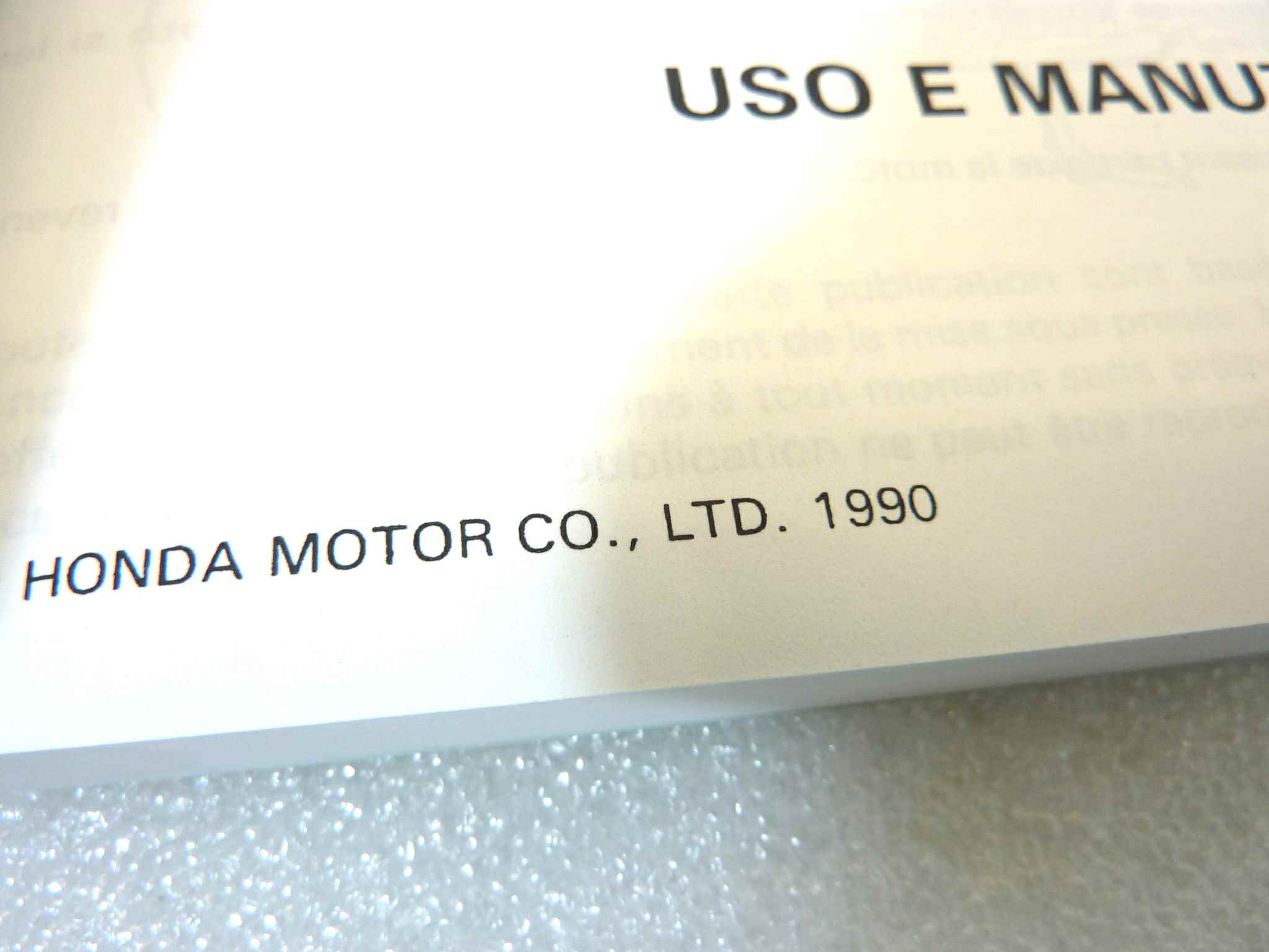 Libretto uso e manutenzione Honda CBR1000F manuale utente ORIGINALE ita fra ger dim 15 x 10,5 cm NUOVO fondo di magazzino, LEGGI DESCRIZIONE - immagine 5