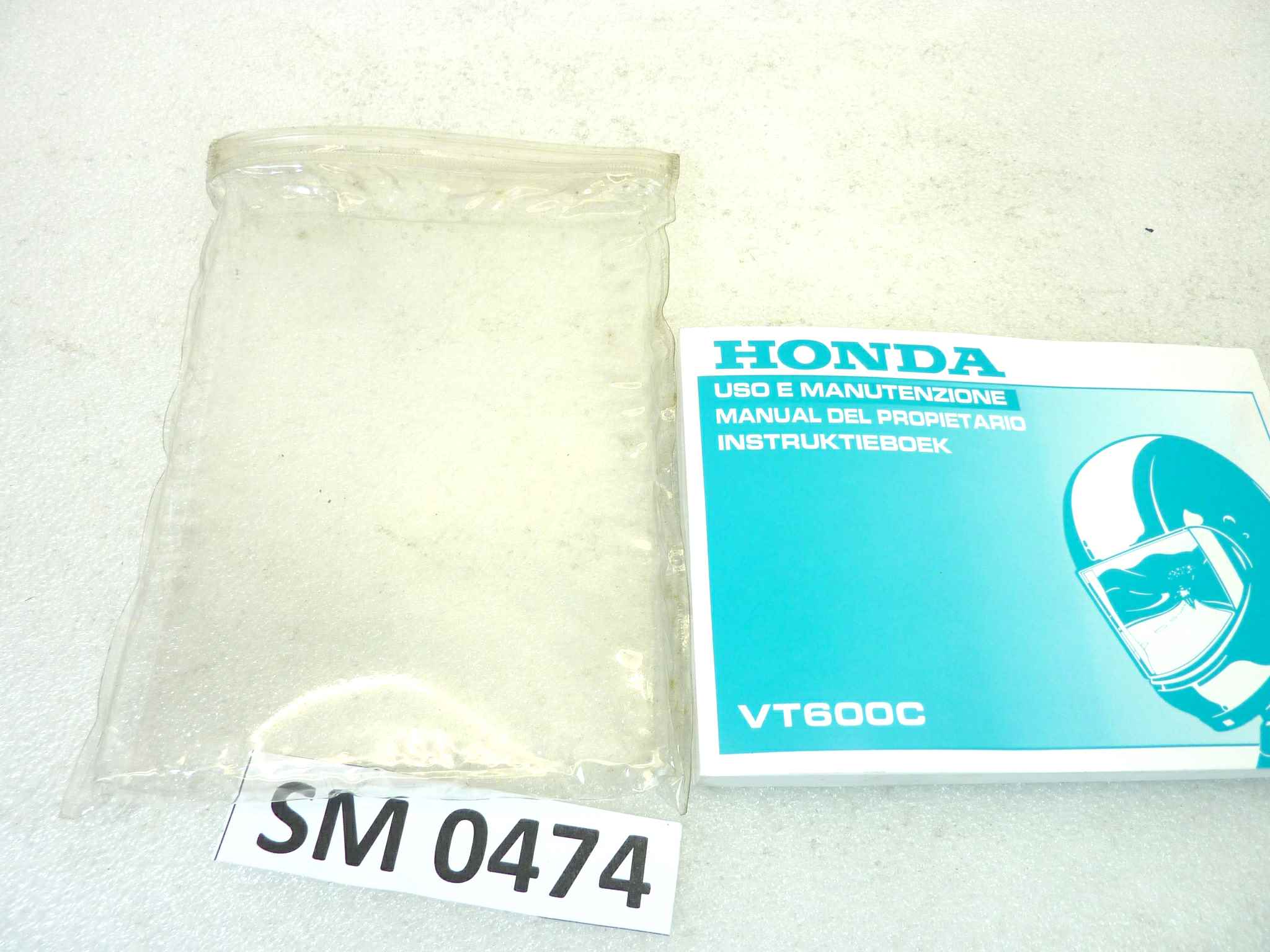 Libretto uso e manutenzione Honda VT600C manuale utente ORIGINALE ita ger esp dim 15 x 10,5 cm NUOVO fondo di magazzino, LEGGI DESCRIZIONE - immagine 7
