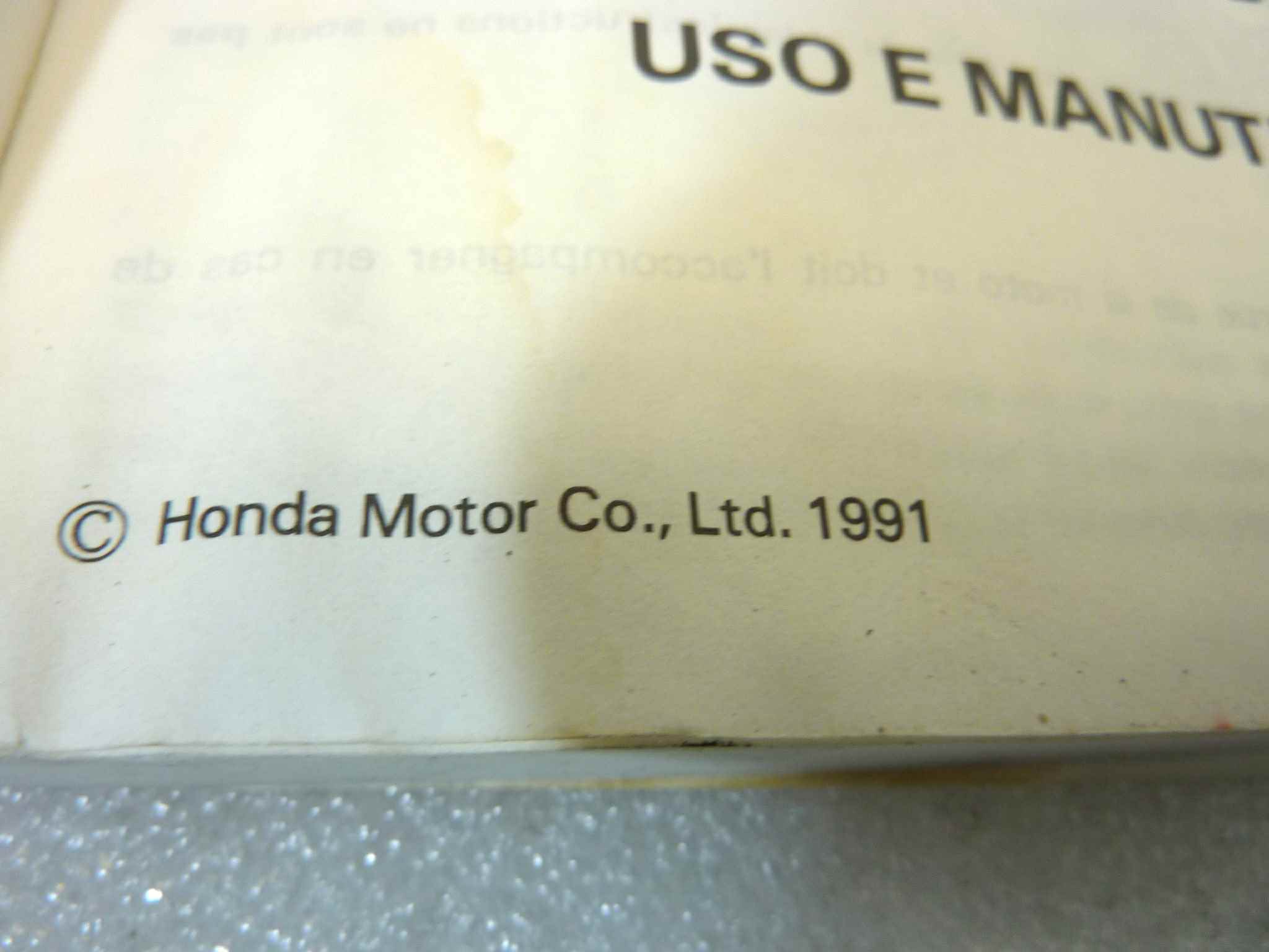 Libretto uso e manutenzione Honda XL600V Transalp manuale utente ORIGINALE ita fra ger dim 15 x 10,5 cm - immagine 4