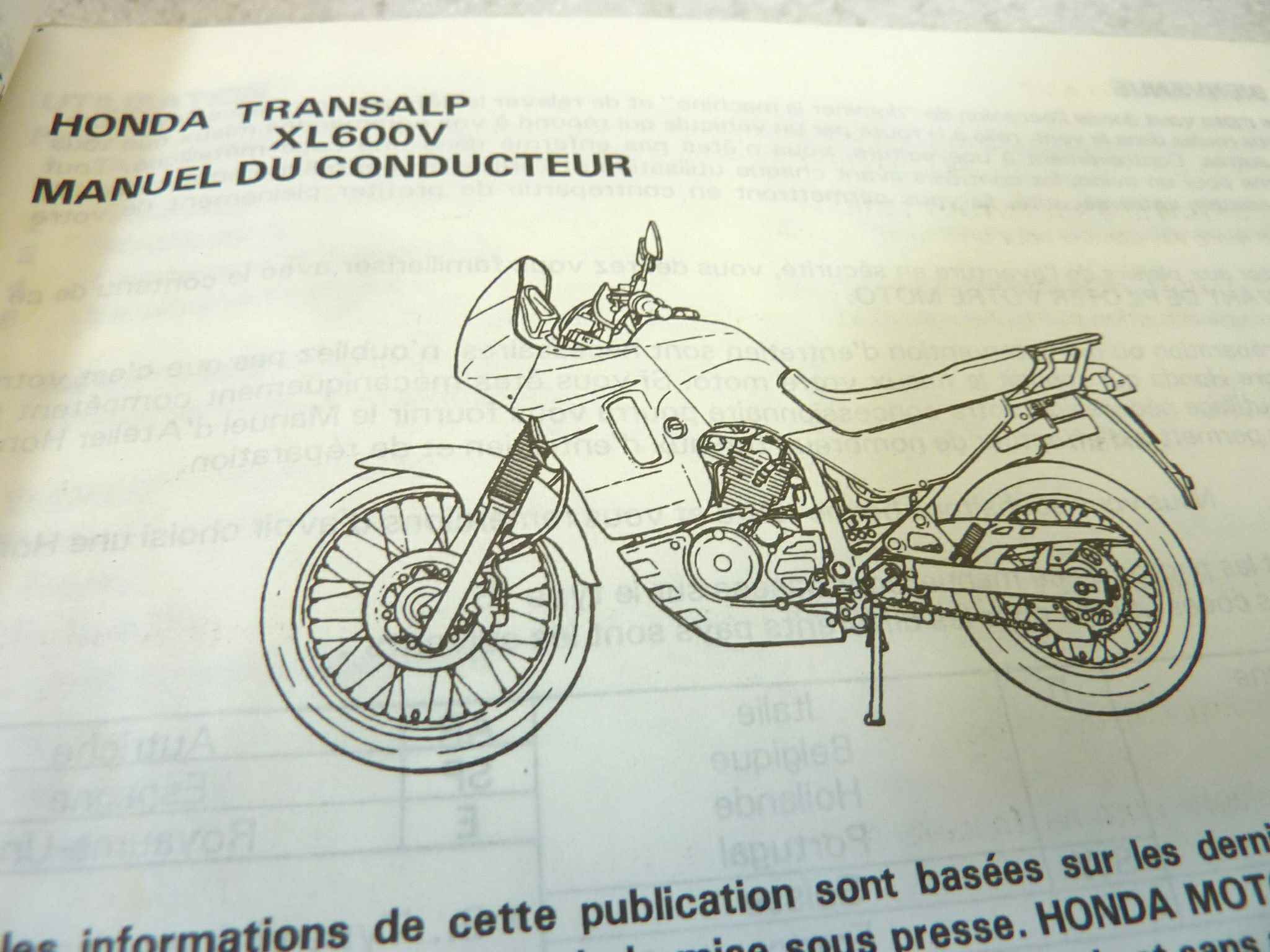 Libretto uso e manutenzione Honda XL600V Transalp manuale utente ORIGINALE ita fra ger dim 15 x 10,5 cm - immagine 5