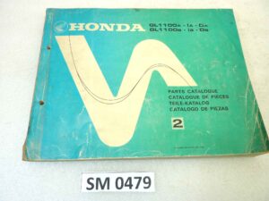 Catalogo parti ricambio Honda GL1100 I D ricambi ORIGINALE eng fra ger esp Parts Catalog dim 21,5 x 28,5 cm
