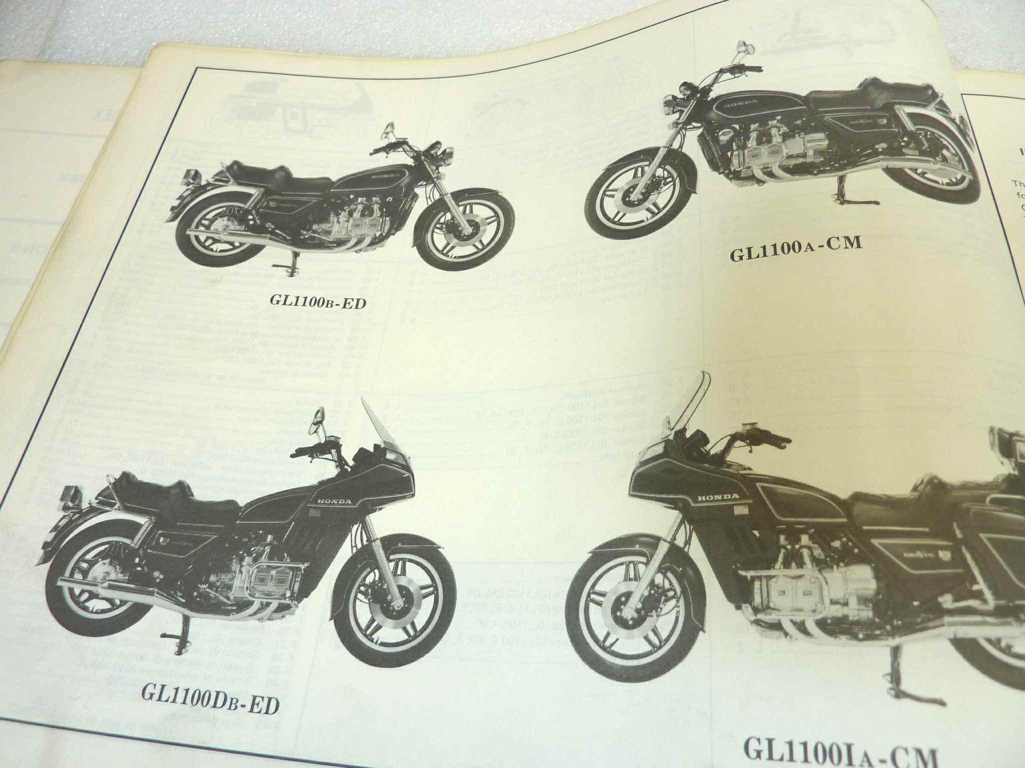 Catalogo parti ricambio Honda GL1100 I D ricambi ORIGINALE eng fra ger esp Parts Catalog dim 21,5 x 28,5 cm - immagine 6