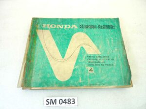 Catalogo parti ricambio Honda XL500 S R ricambi ORIGINALE eng fra ger esp Parts Catalog dim 21,5 x 28,5 cm