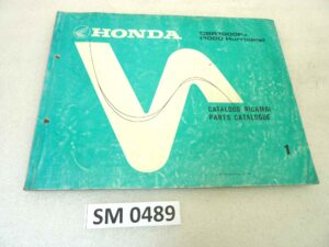 Catalogo parti ricambio Honda CBR1000 Hurricane 1 ricambi ORIGINALE ita eng Parts Catalog dim 21,5 x 28,5 cm