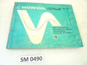 Catalogo parti ricambio Honda VF750S V45 Sabre 5 ricambi ORIGINALE eng fra ger esp Parts Catalog dim 21,5 x 28,5 cm