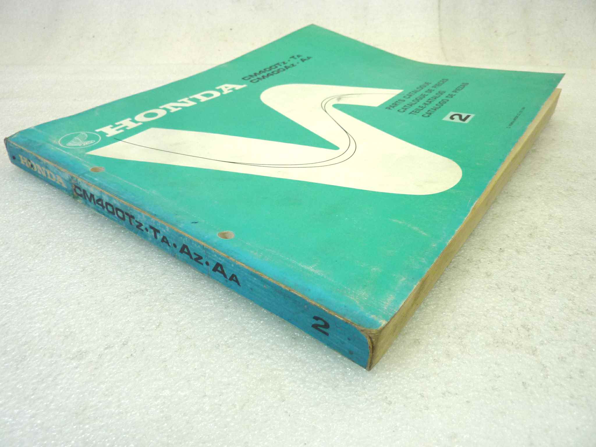 Catalogo parti ricambio Honda CM400T A 2 ricambi ORIGINALE eng fra ger esp Parts Catalog dim 21,5 x 28,5 cm - immagine 7