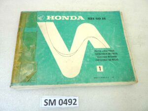Catalogo parti ricambio Honda SH50H ricambi ORIGINALE eng fra ita esp Parts Catalog dim 21,5 x 28,5 cm