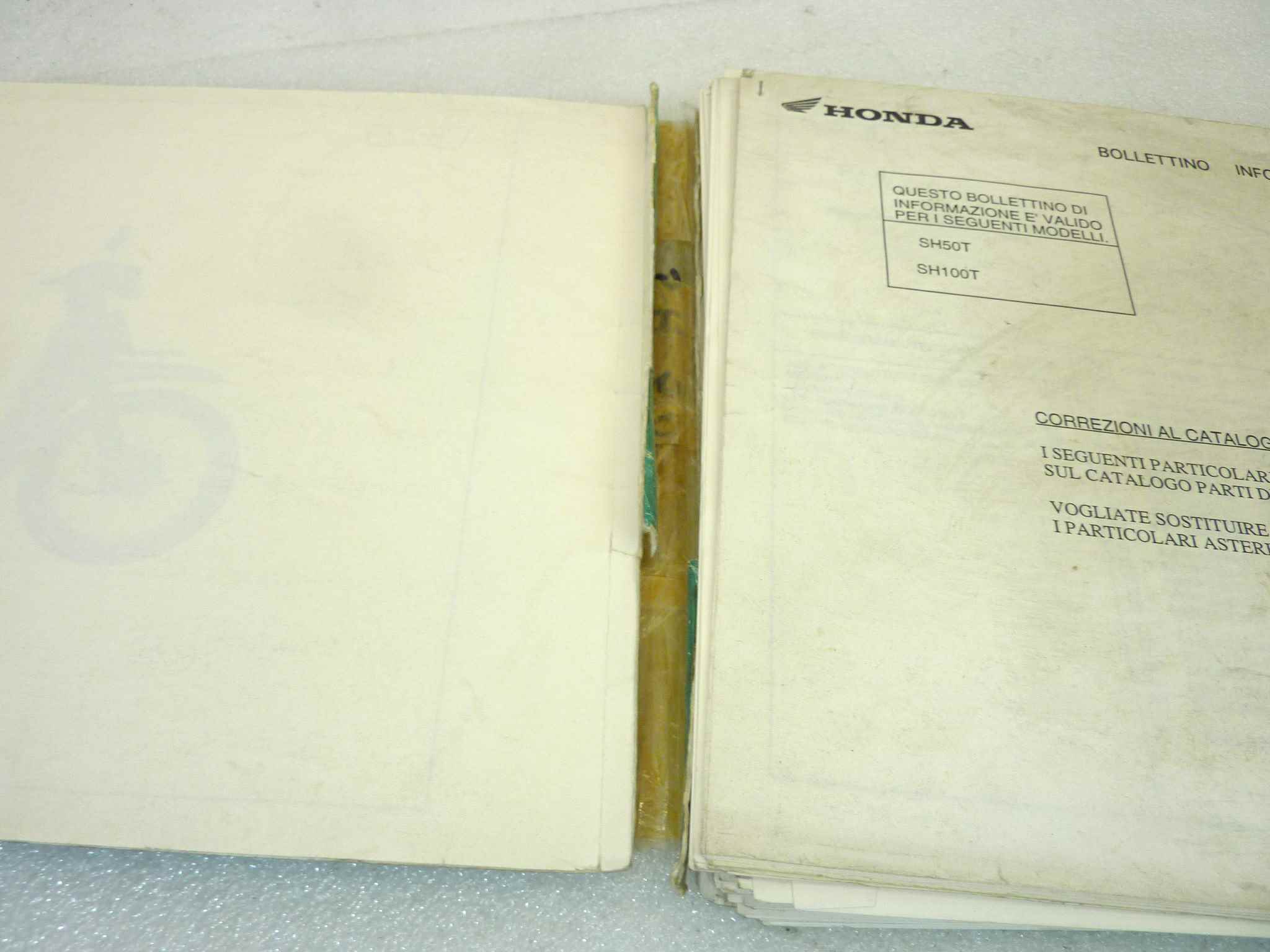 Catalogo parti ricambio Honda SH50H ricambi ORIGINALE eng fra ita esp Parts Catalog dim 21,5 x 28,5 cm - immagine 6