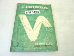 Catalogo parti ricambio Honda CB250B K P ricambi ORIGINALE eng Parts Catalog dim 21,5 x 28,5 cm