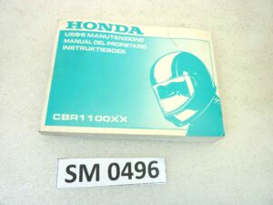 Libretto uso e manutenzione Honda CBR1100XX manuale utente ORIGINALE ita esp dim 15 x 10,5 cm