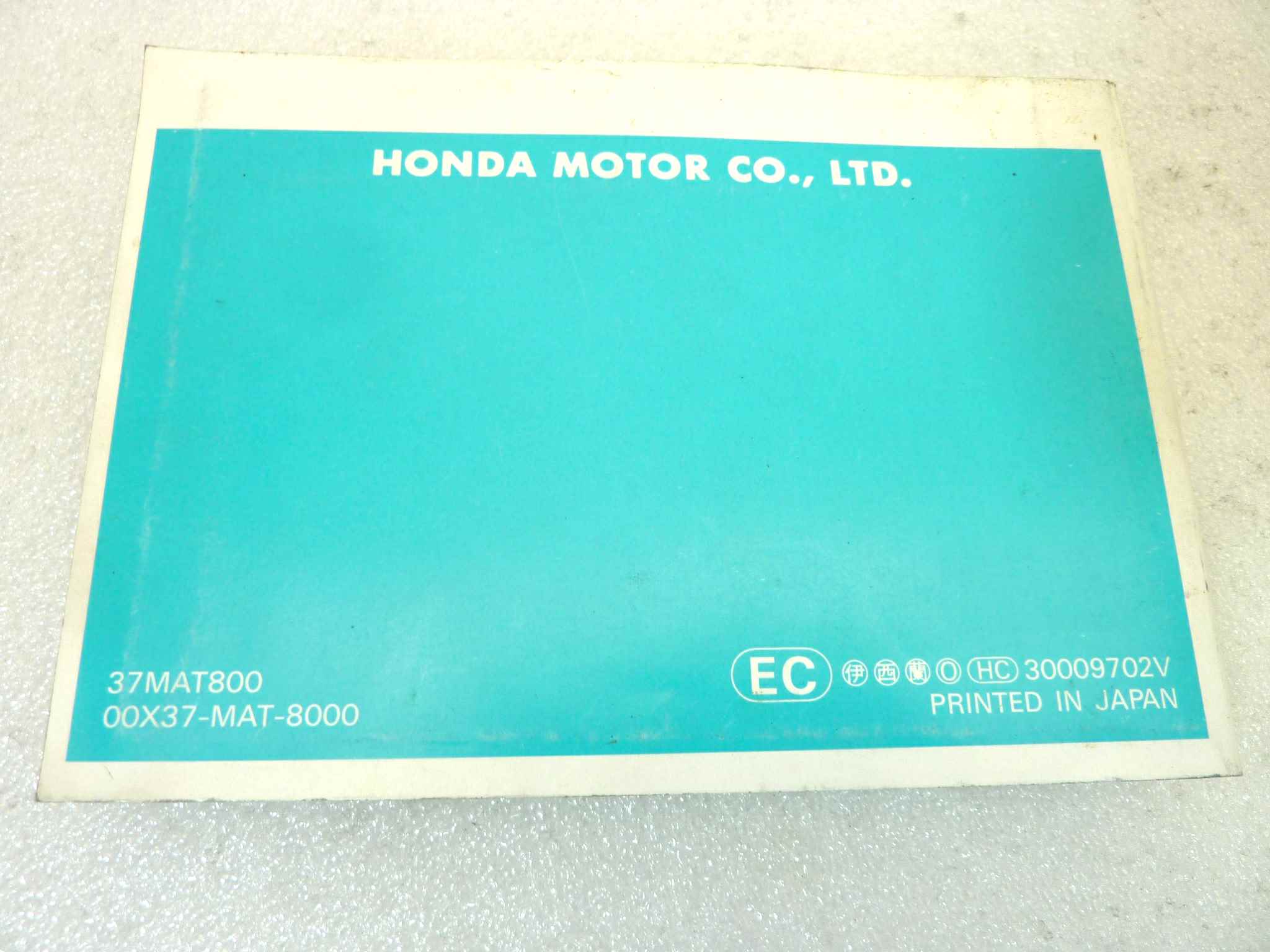 Libretto uso e manutenzione Honda CBR1100XX manuale utente ORIGINALE ita esp dim 15 x 10,5 cm - immagine 2