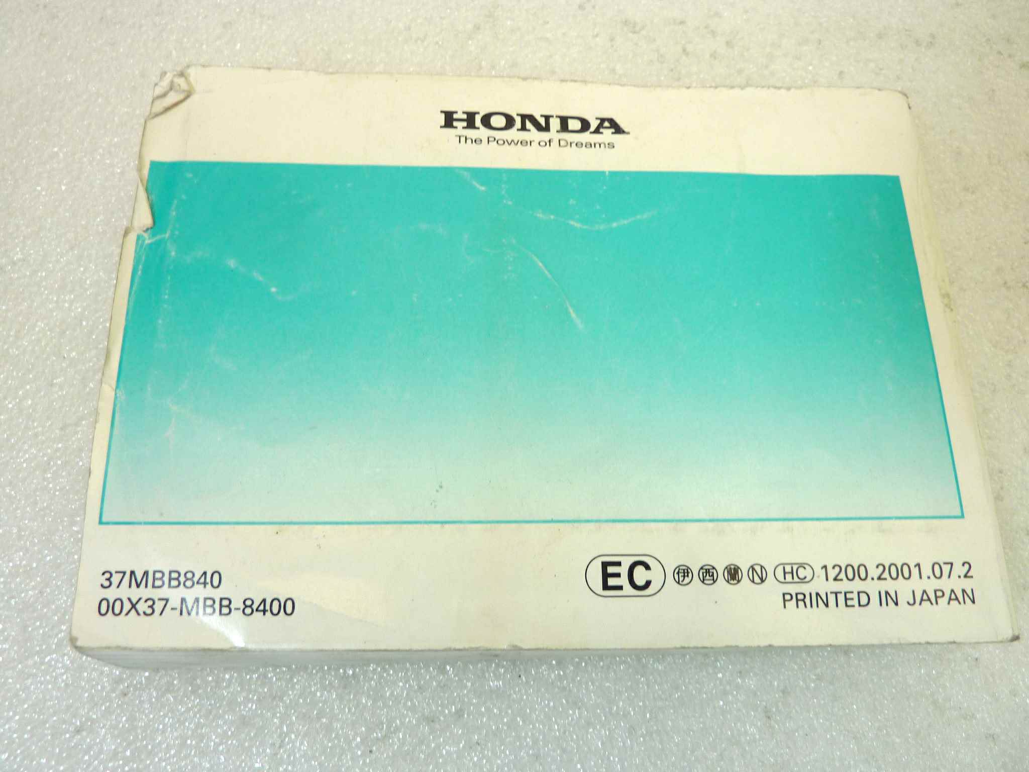 Libretto uso e manutenzione Honda VTR1000F Firestorm manuale utente ORIGINALE ita esp dim 15 x 10,5 cm - immagine 2