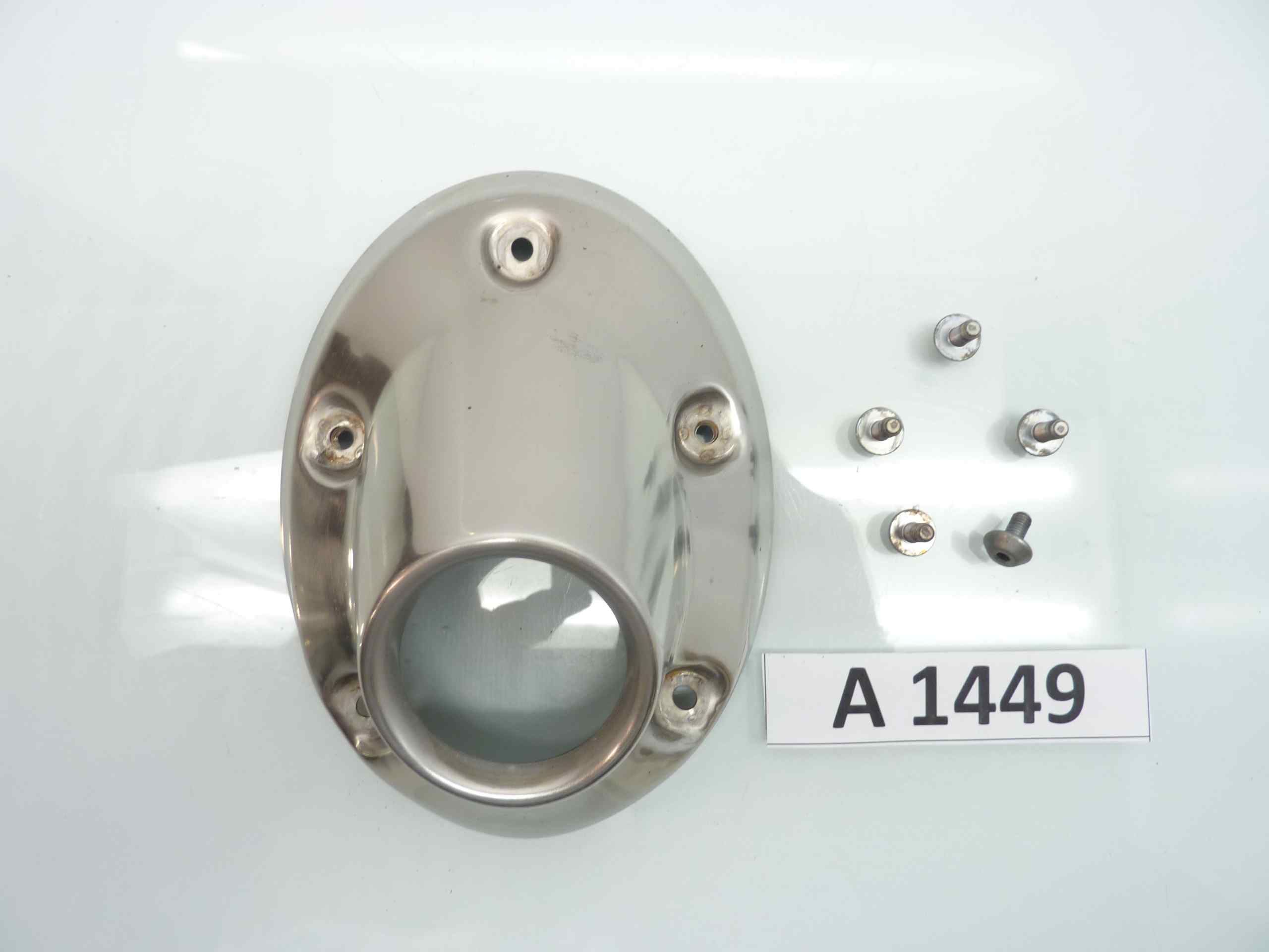 Honda HORNET 600 900 03-06 terminale marmitta cromata - immagine 3