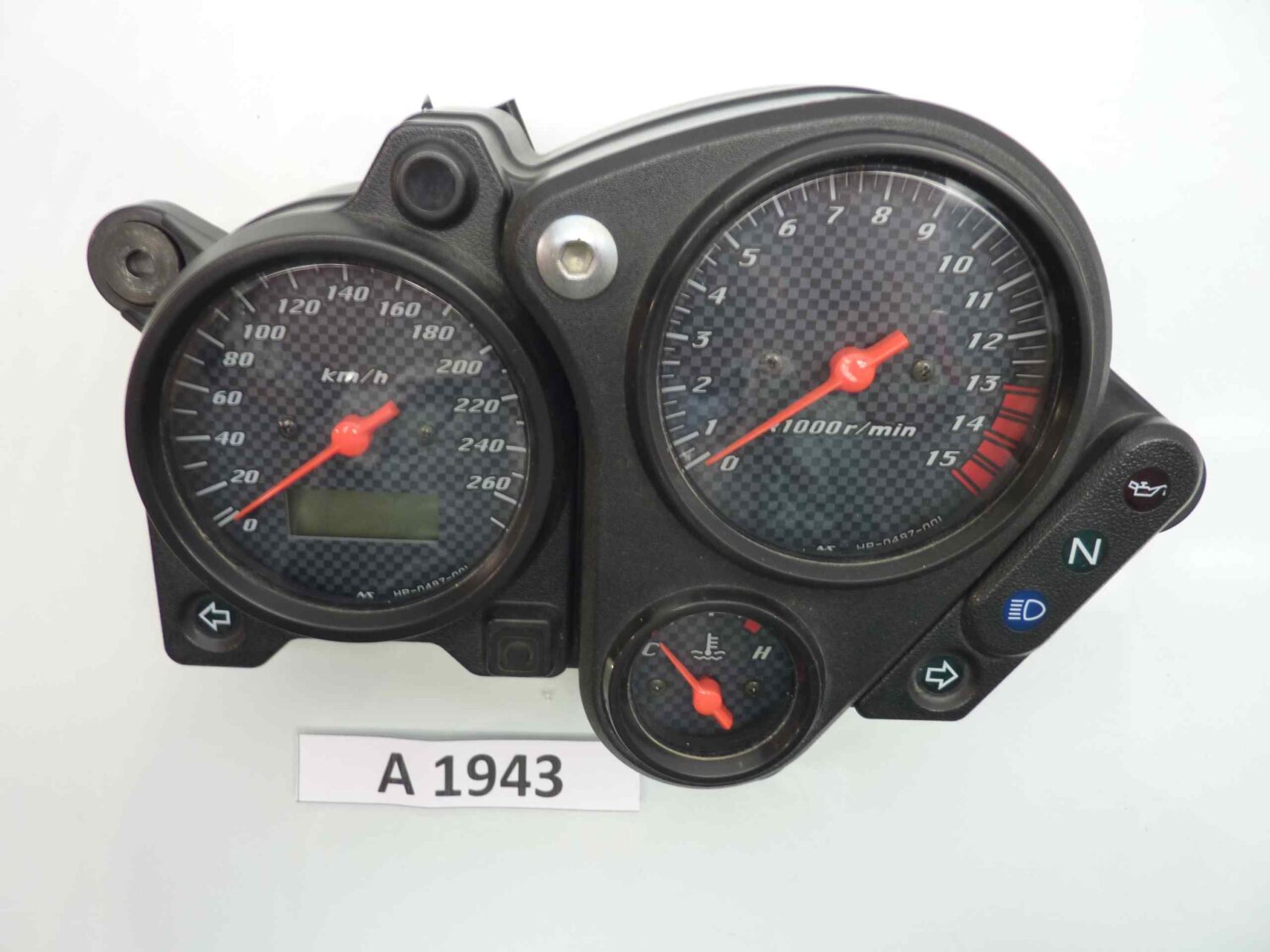 Honda Hornet 600 S 02-04 strumentazione contachilometri contagiri - immagine 2