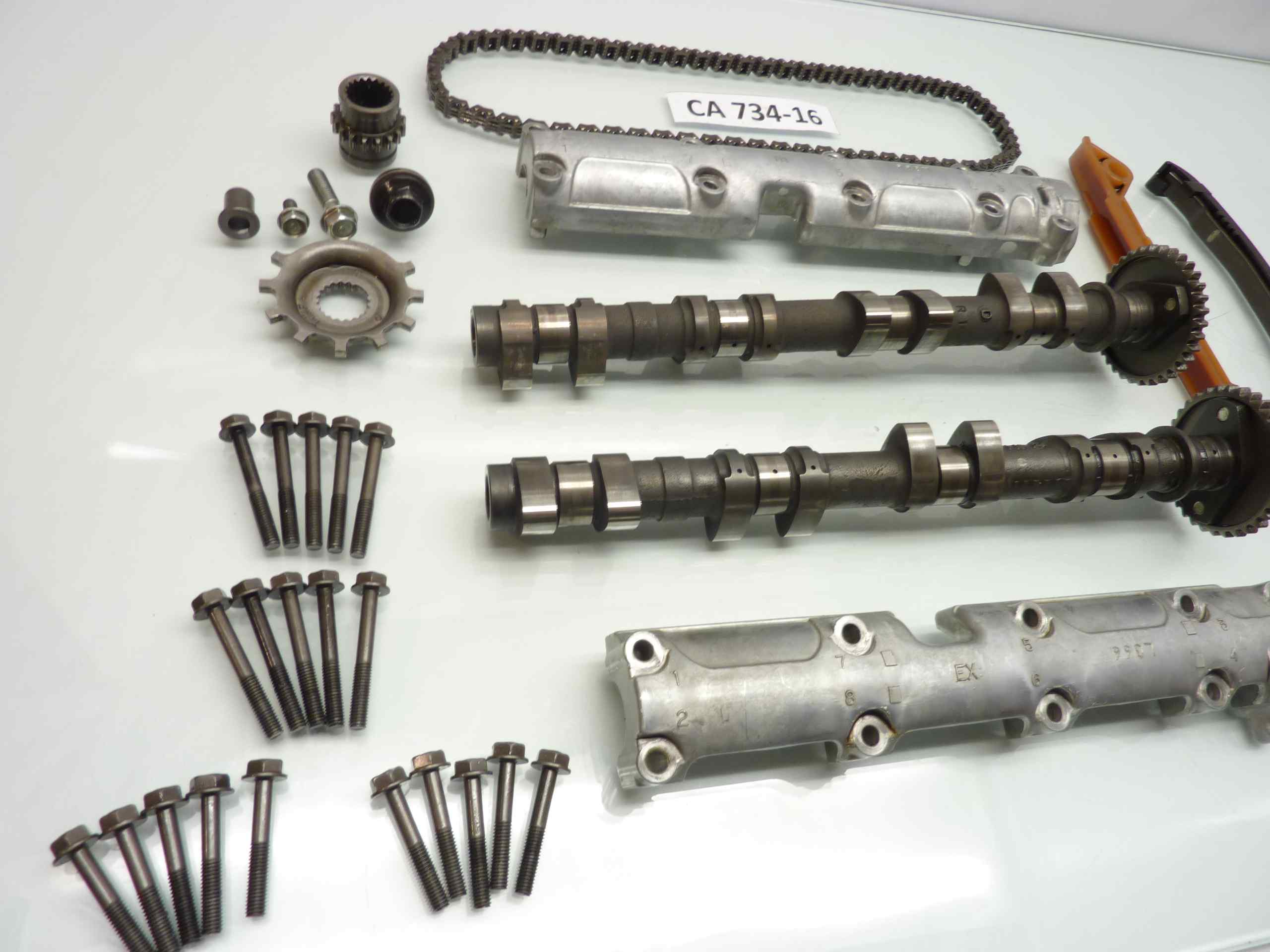 HONDA CBR 600 F 91-98 kit alberi a camme catena distribuzione pattini - immagine 2