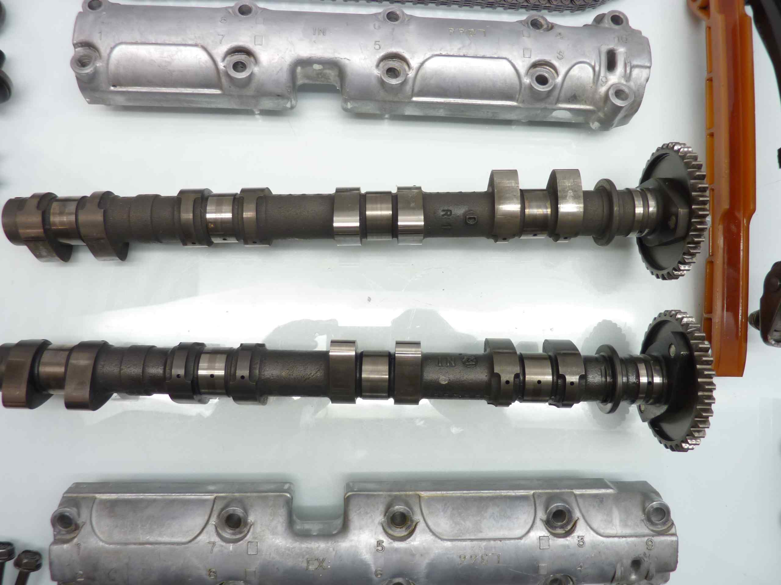 HONDA CBR 600 F 91-98 kit alberi a camme catena distribuzione pattini - immagine 7