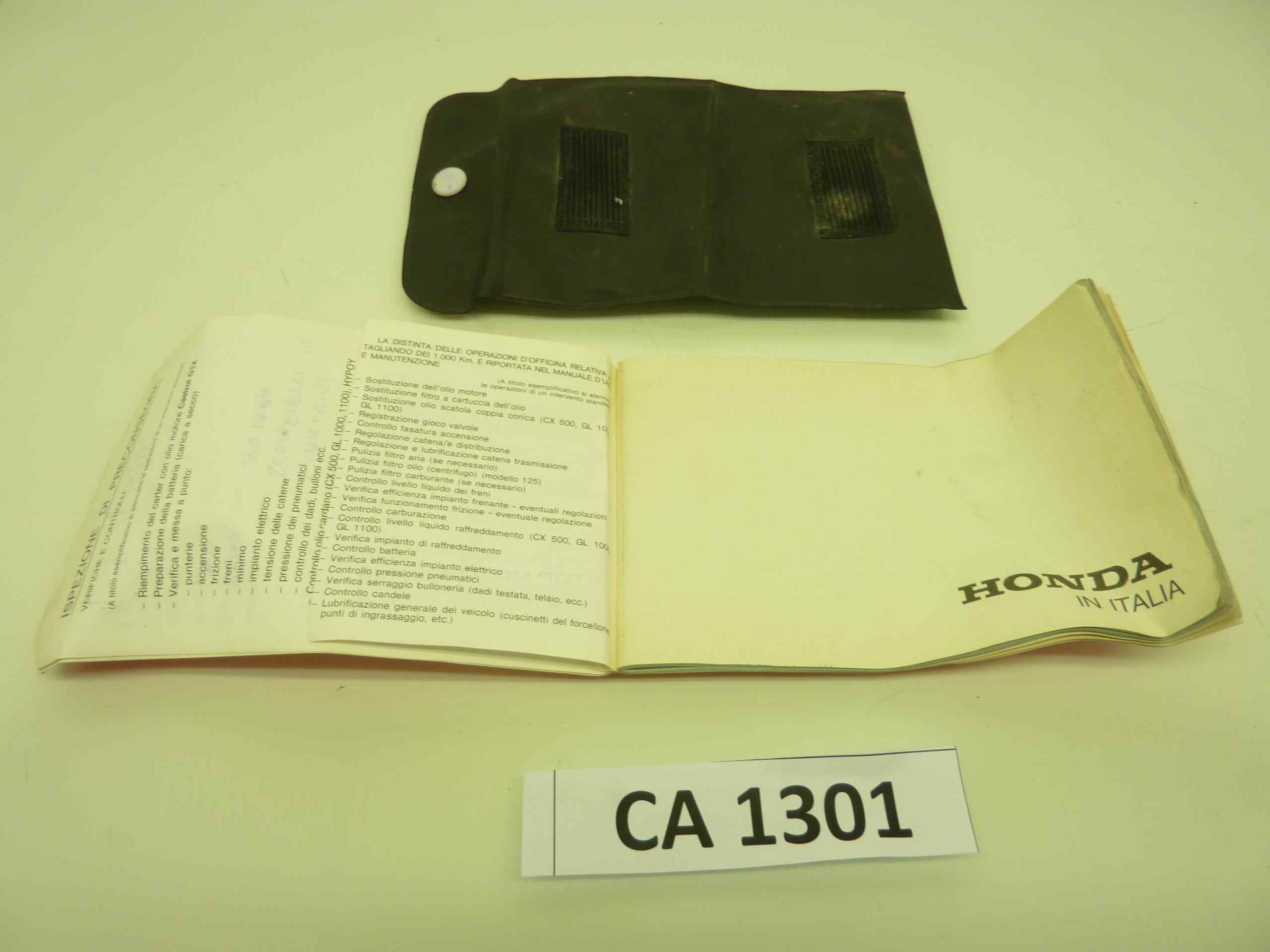 HONDA CBX 750 F 84-86 busta e libretto di garanzia - immagine 4