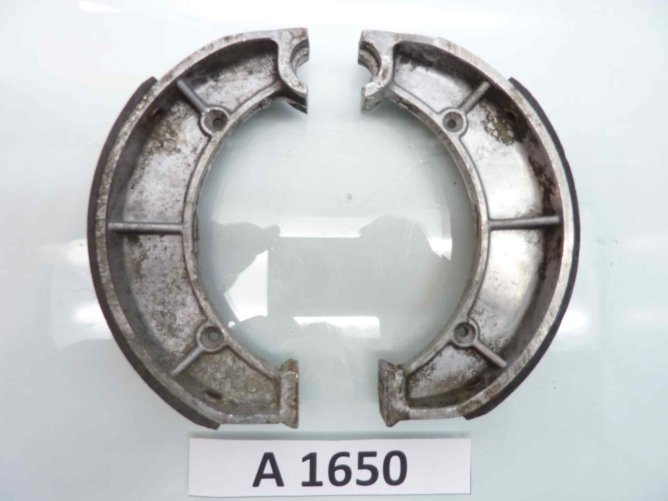 Ganasce freno Amadori Grimeca moto epoca vari modelli largh 124 mm - alt 25 mm