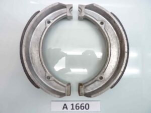 Ganasce freno Amadori Grimeca moto epoca vari modelli largh 168,6 mm - alt 35,5 mm nuovi fondi di magazzino