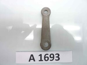 Staffa tirante gancio leva mozzo freno lunghezza mm 73,4 diametro millerighe 9 mm - diametro foto 6 mm nuovo fondo di magazzino