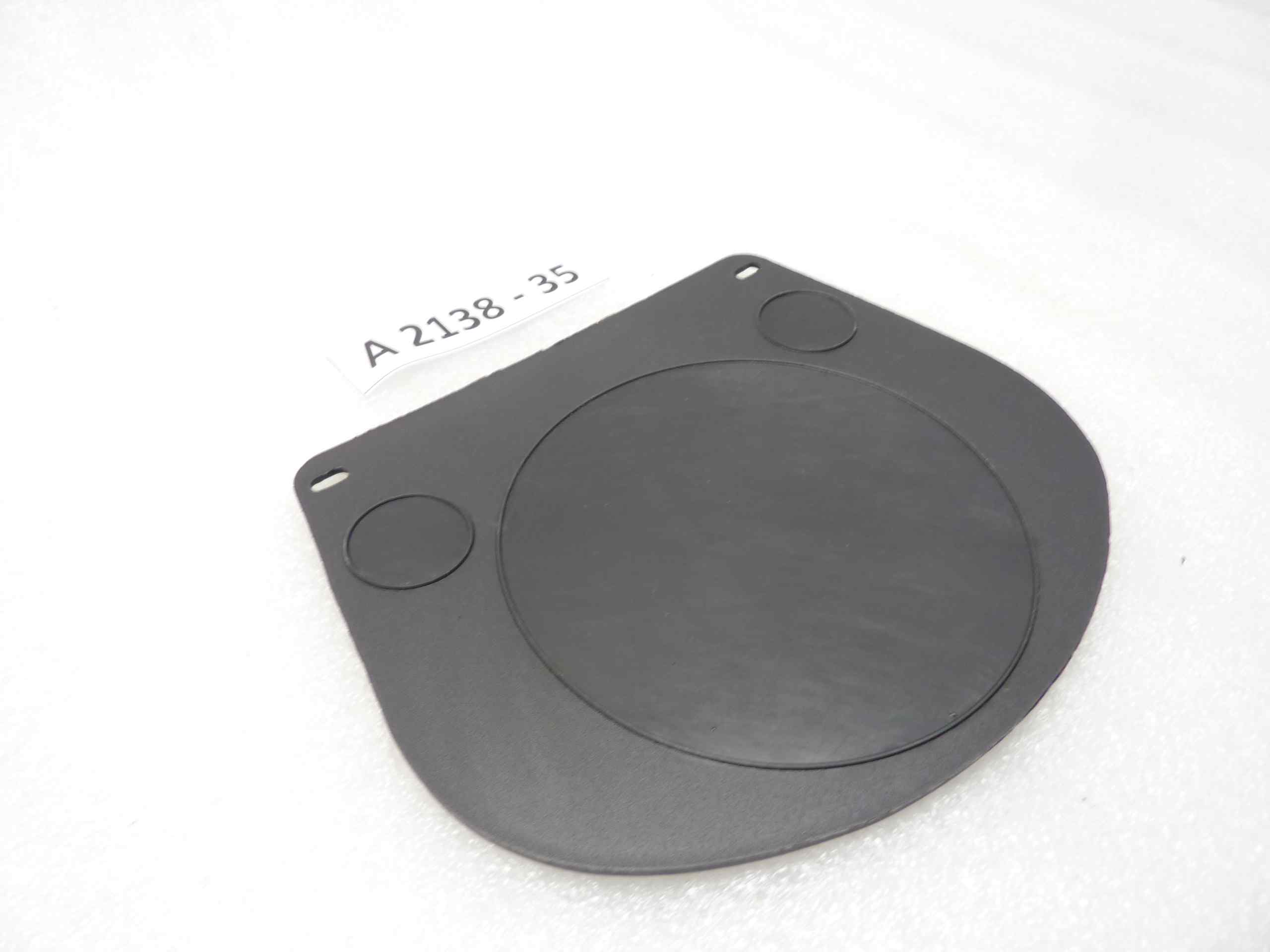 Piaggio Vespa paraspruzzi posteriore con con spazio per adesivo limite velocit? plastica interasse fori 145 mm nuovo fondo di magazzino - immagine 2