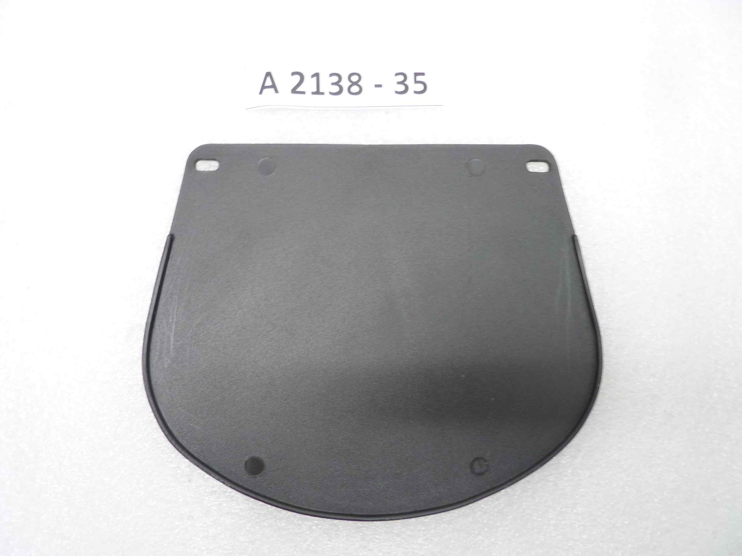 Piaggio Vespa paraspruzzi posteriore con con spazio per adesivo limite velocit? plastica interasse fori 145 mm nuovo fondo di magazzino - immagine 3