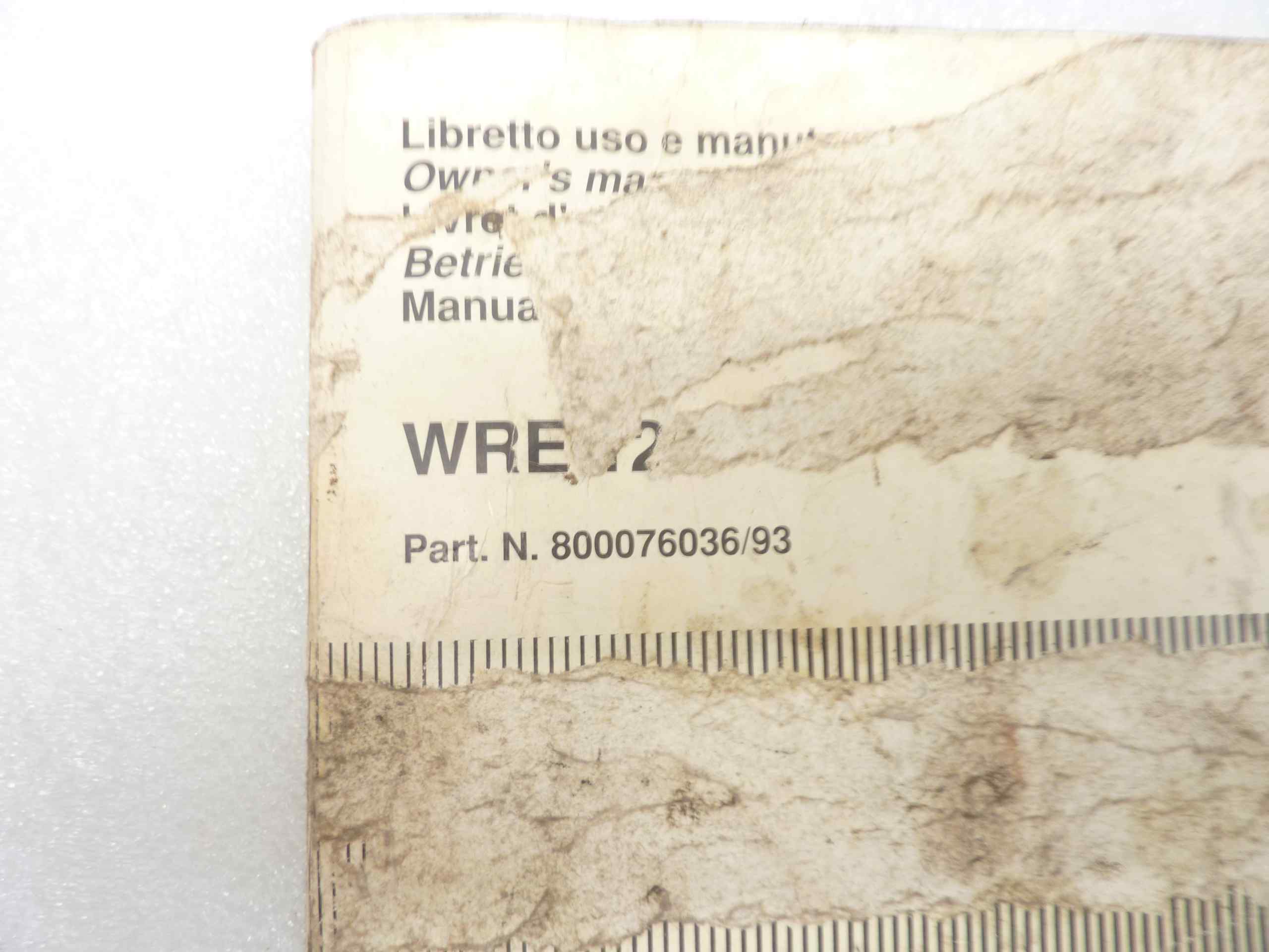 Husqvarna WRE 125 93 libretto uso manutenzione manuale 800076036 93 - immagine 2