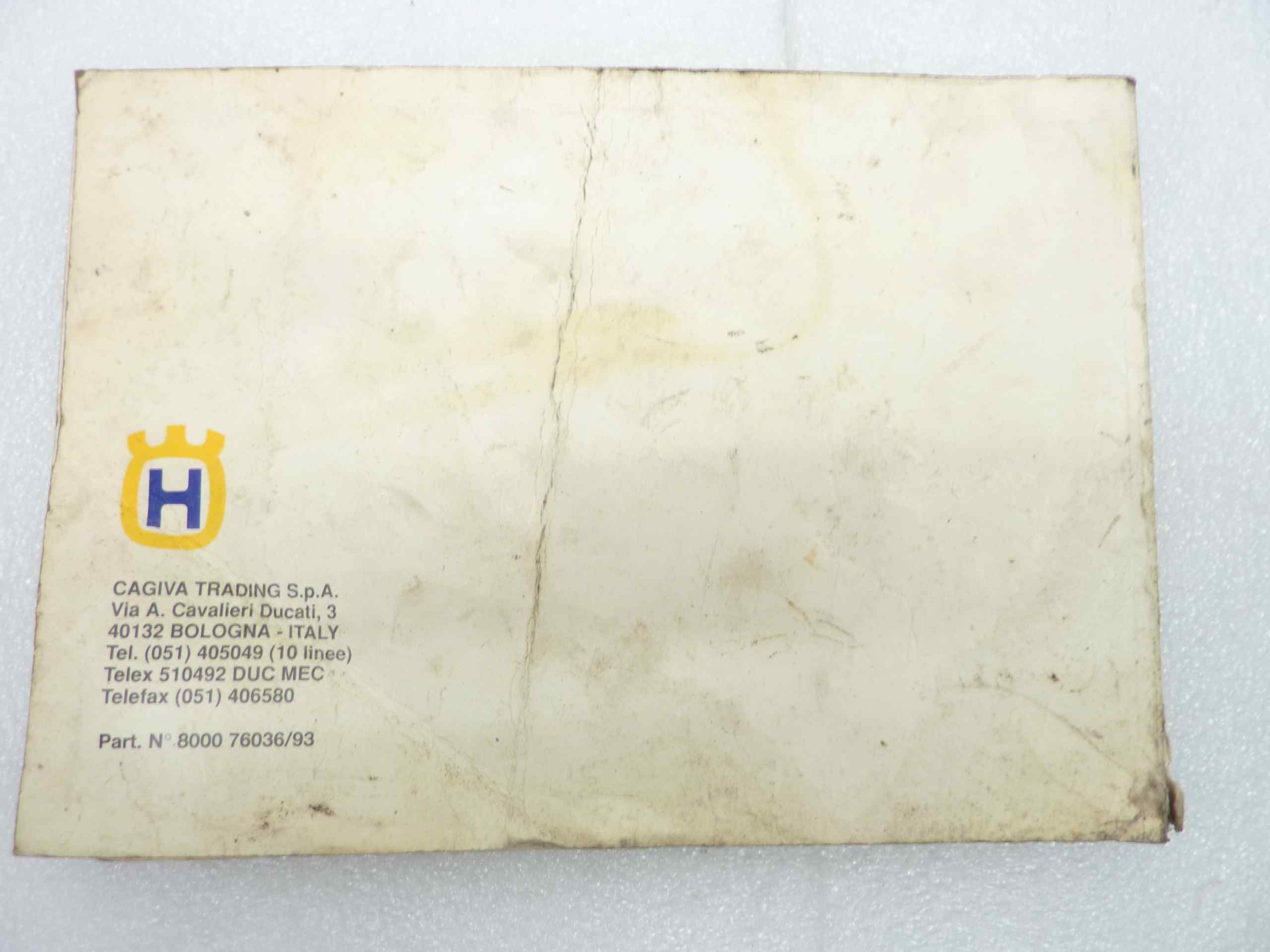 Husqvarna WRE 125 93 libretto uso manutenzione manuale 800076036 93 - immagine 4