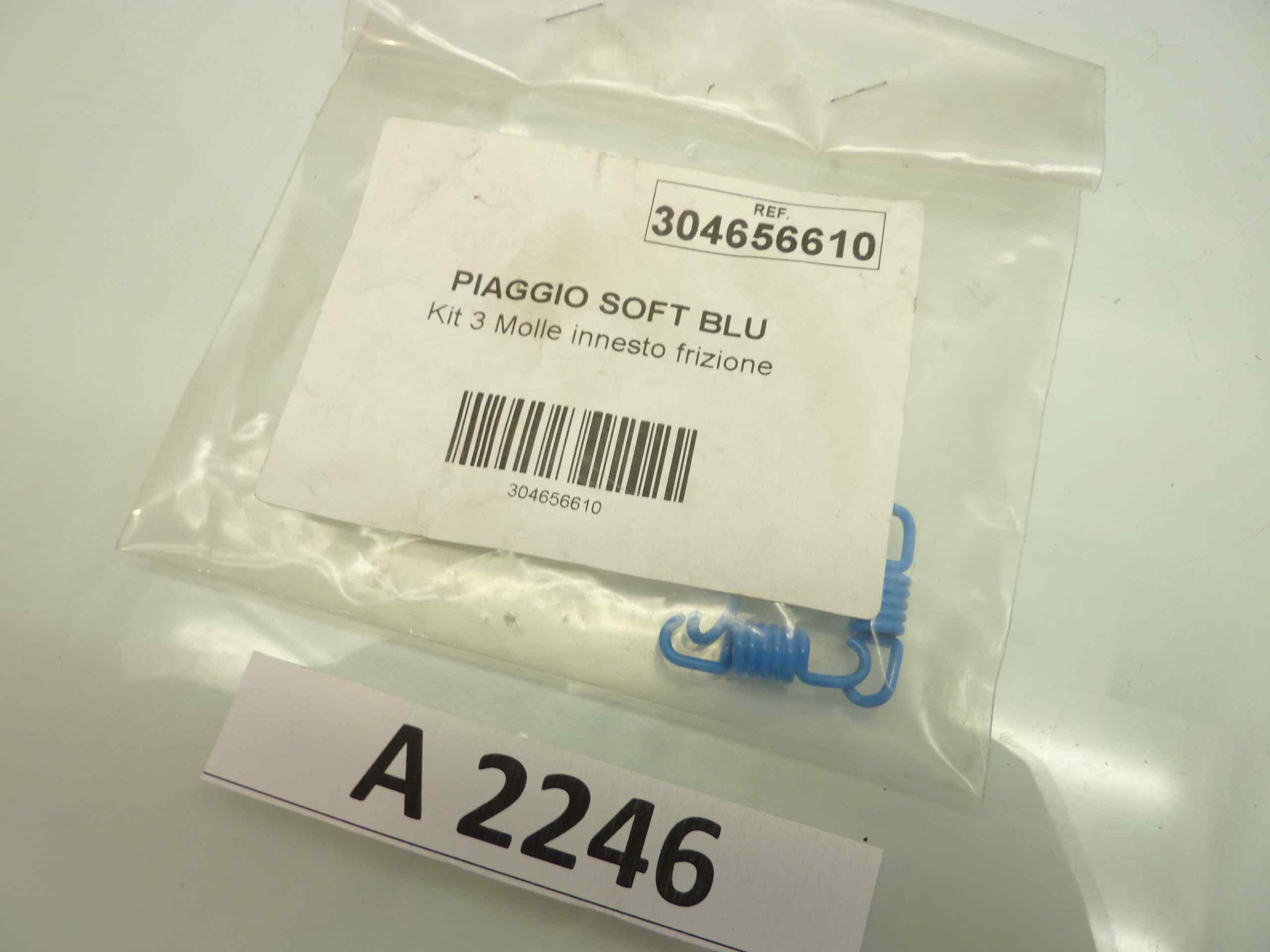 MOLLE FRIZIONE LEOVINCE PIAGGIO 50 CC BLU DUREZZA SOFT COD 304656610 - immagine 2
