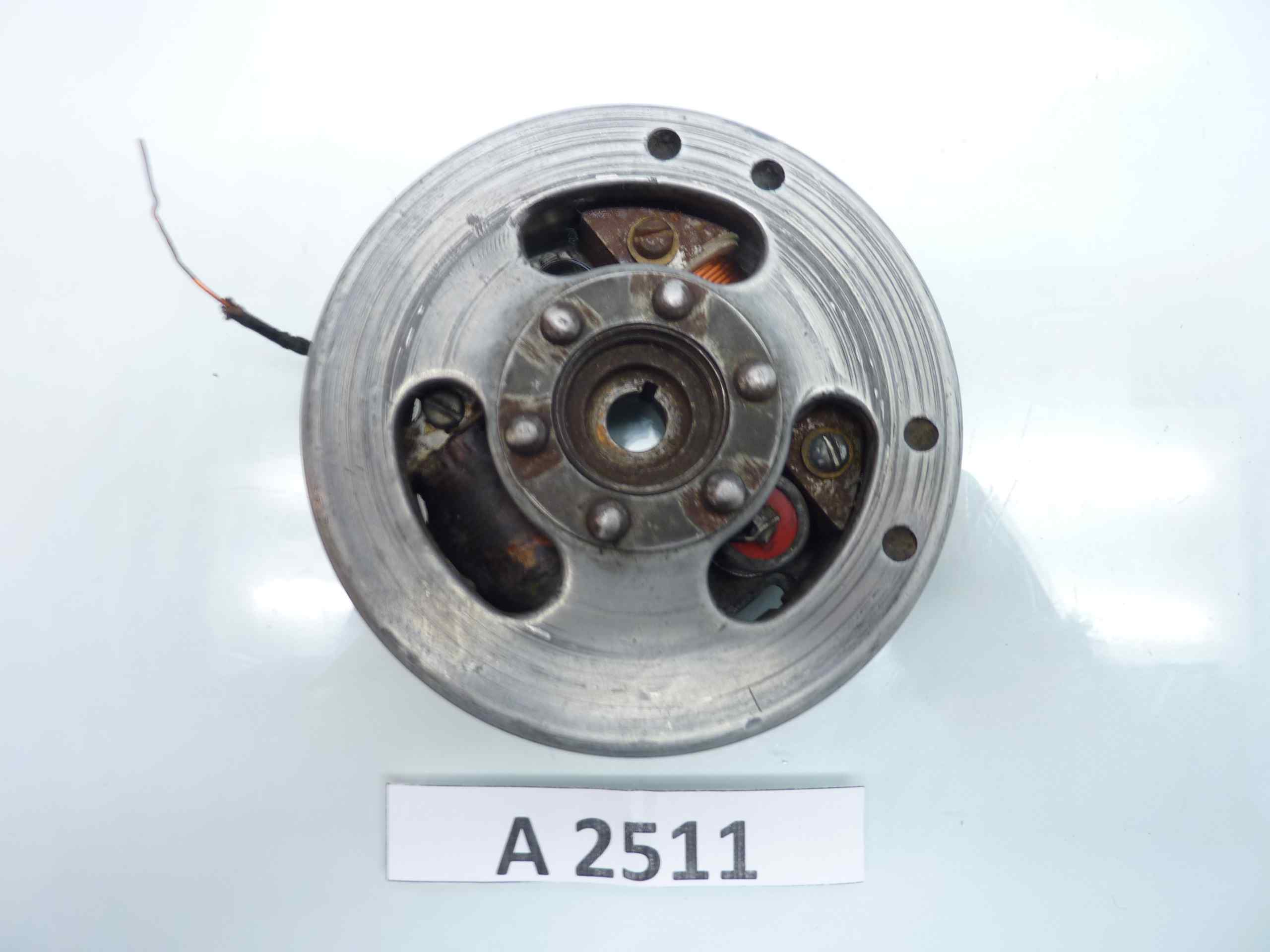 Volano rotore dinamo magneti Marelli Cev diam est 110 mm - diam int 81 mm - alt 30 mm
