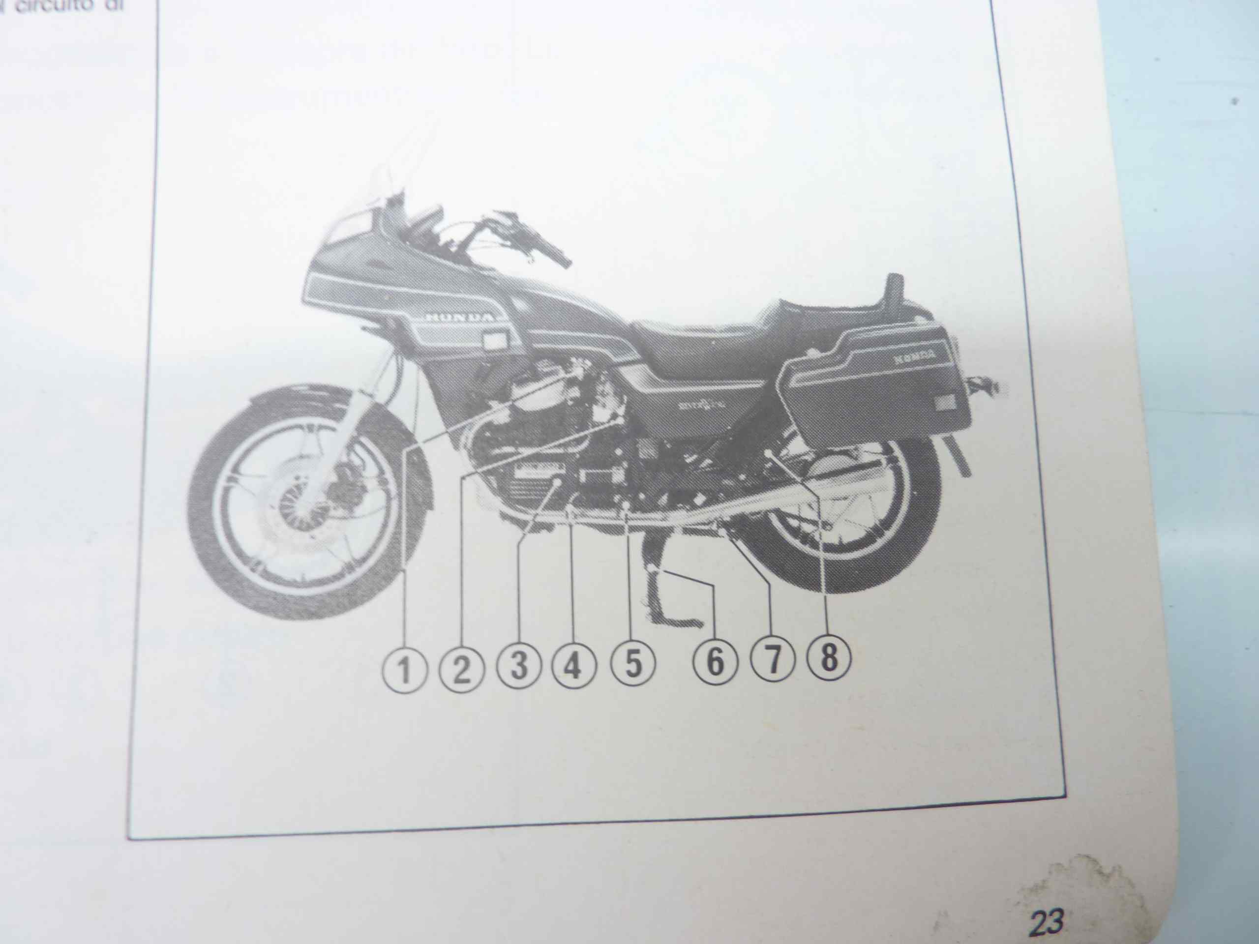 Honda GL 650 Dx II libretto uso manutenzione manuale originale - immagine 3