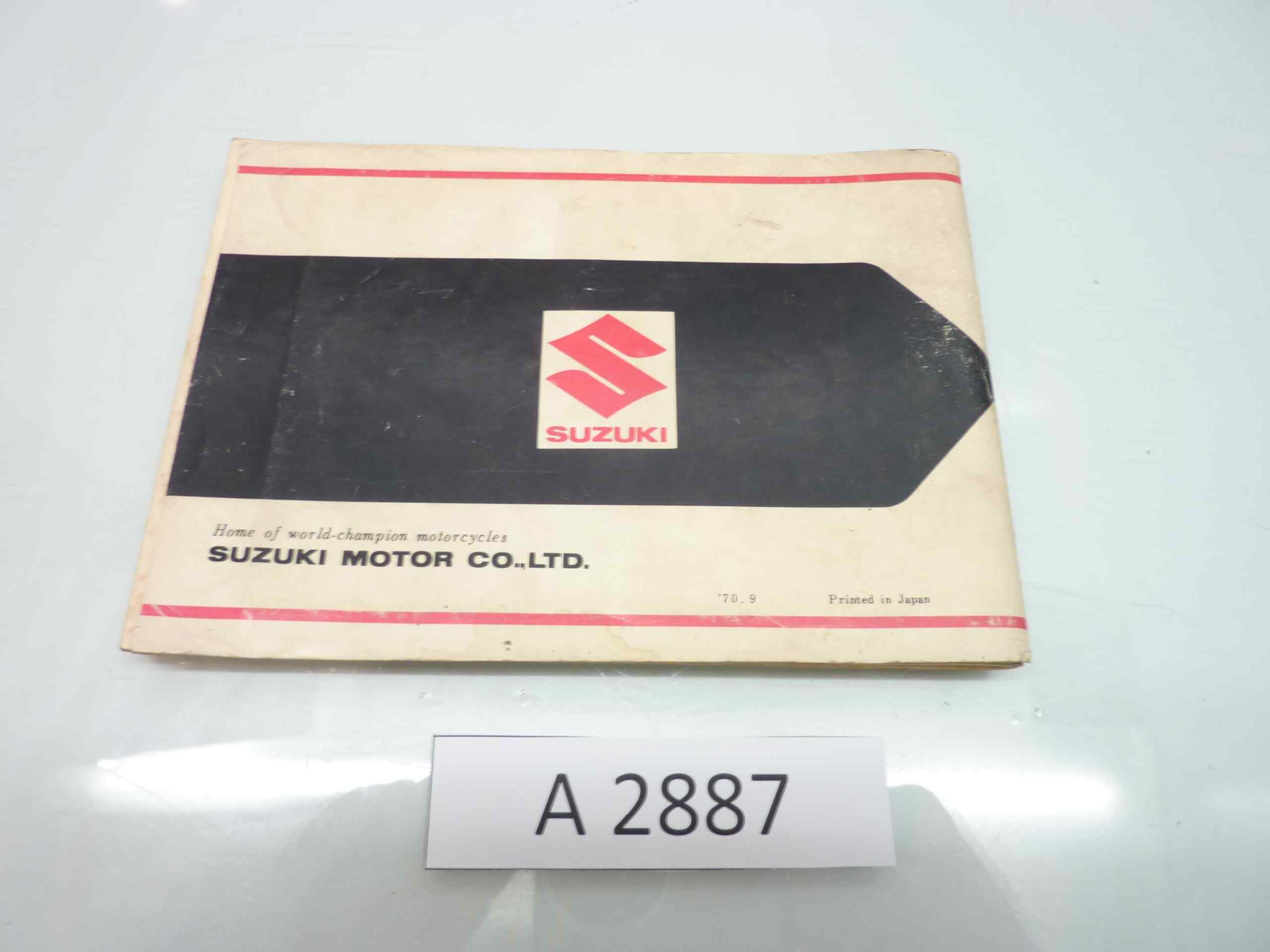 Suzuki T500R libretto istruzioni per luso manuale inglese originale - immagine 6