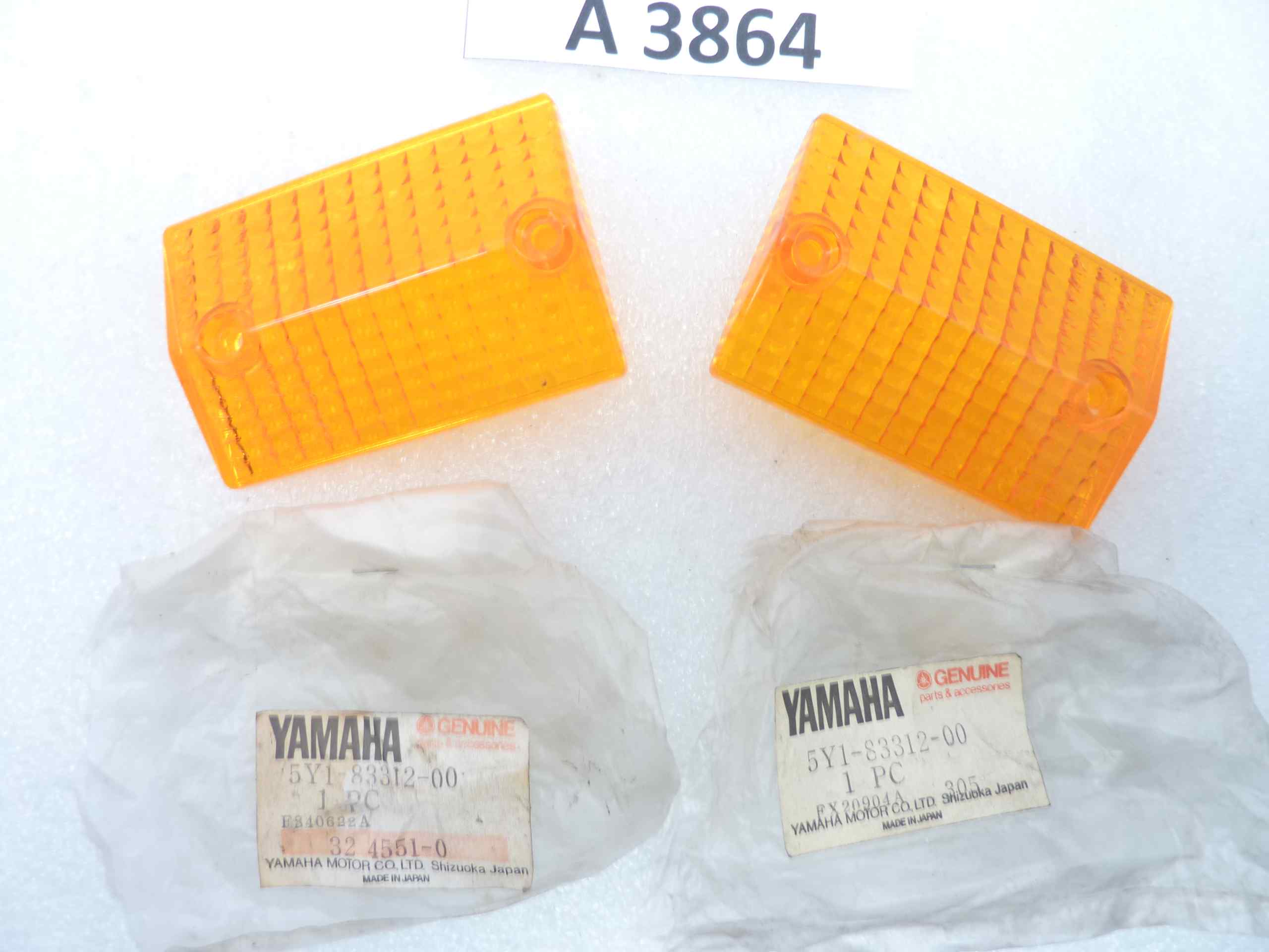Yamaha DT RD XT gemme frecce 5Y18331200 lucide DT 50 80 125 RD 350 LC YPVS XT 350 550 600 43F 34L 55W 1VJ - immagine 2