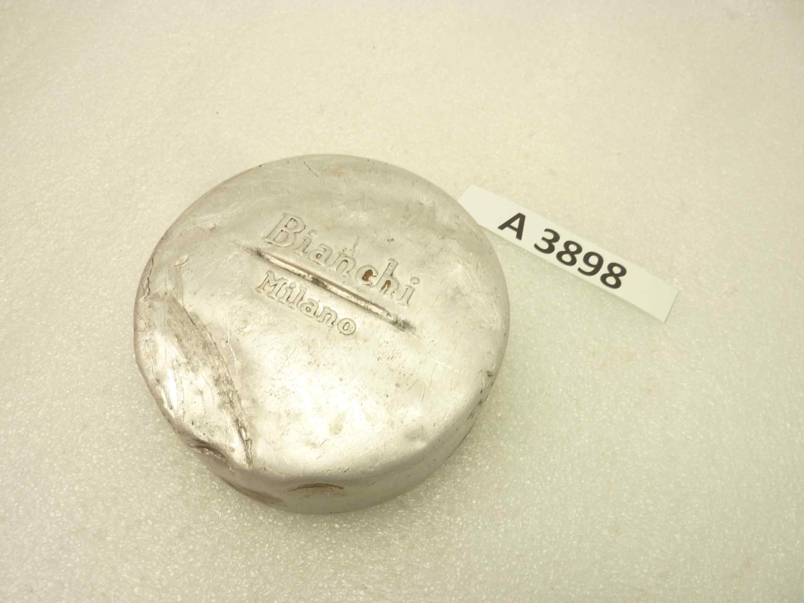 Moto Bianchi coperchio cover volano diam int 11,4 mm altezza tot 45 mm