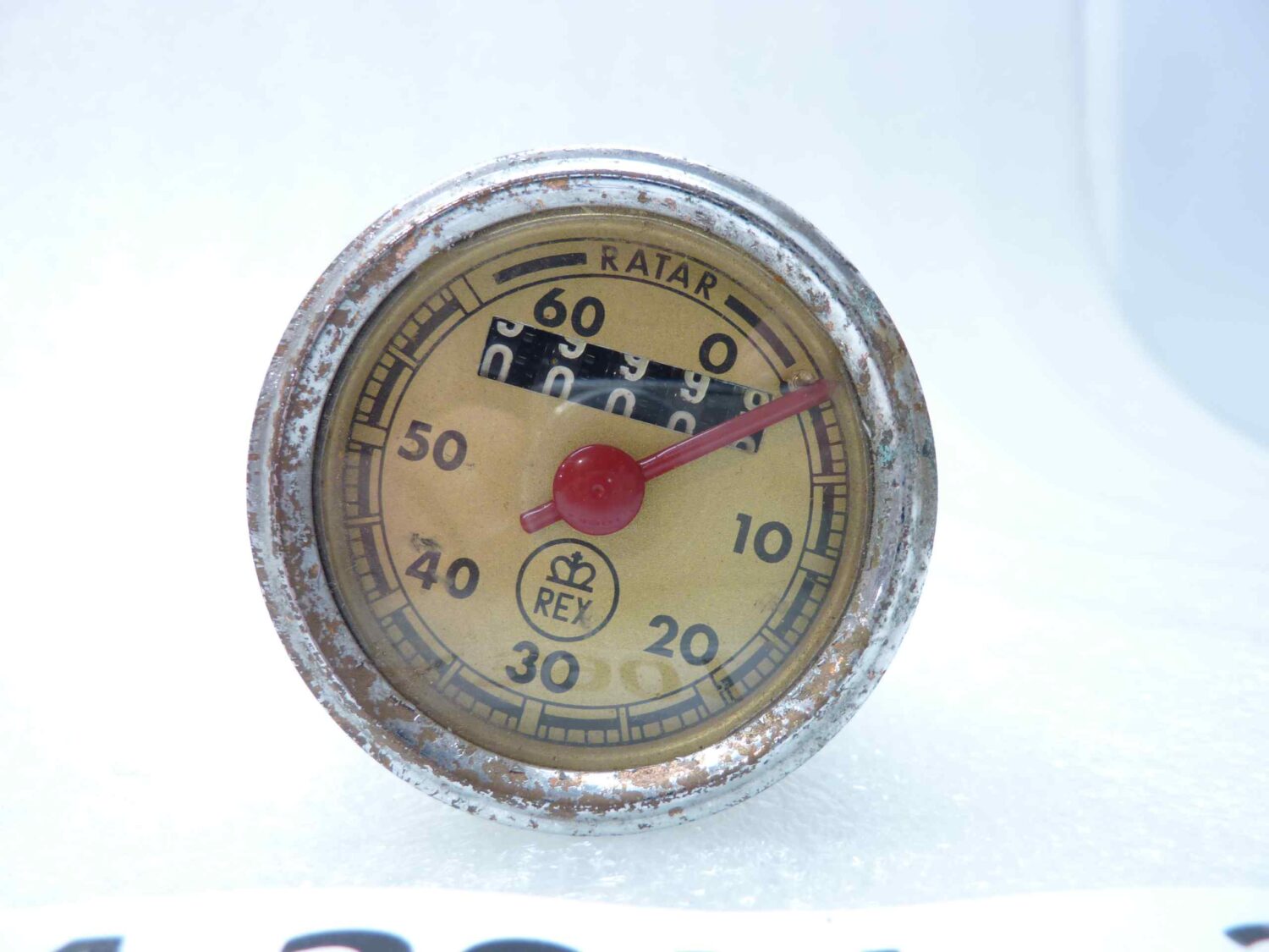 Contachilometri RATAR REX Vespa bacchetta moto epoca diam foro 48 mm - immagine 2