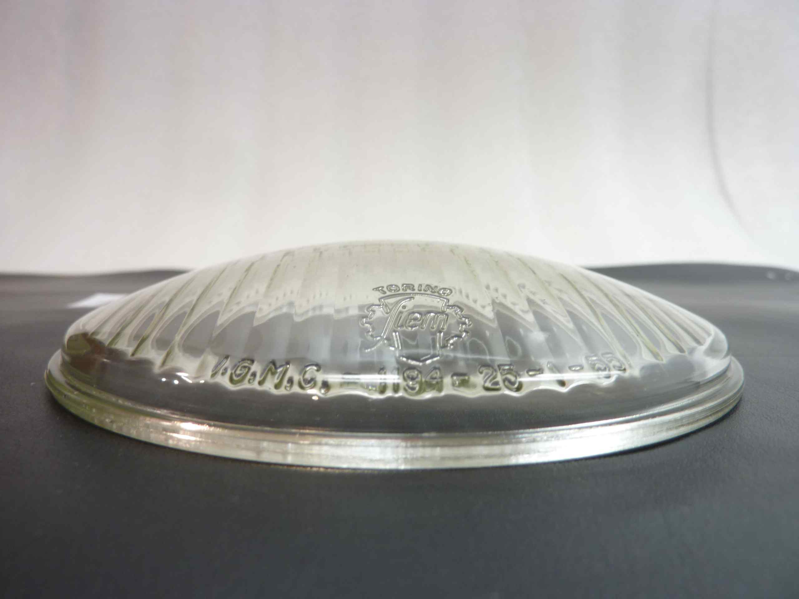 Vetro faro Carello 01160700 IGM 1656P diam 129 - diam max 132,5 mm auto moto epoca - immagine 3