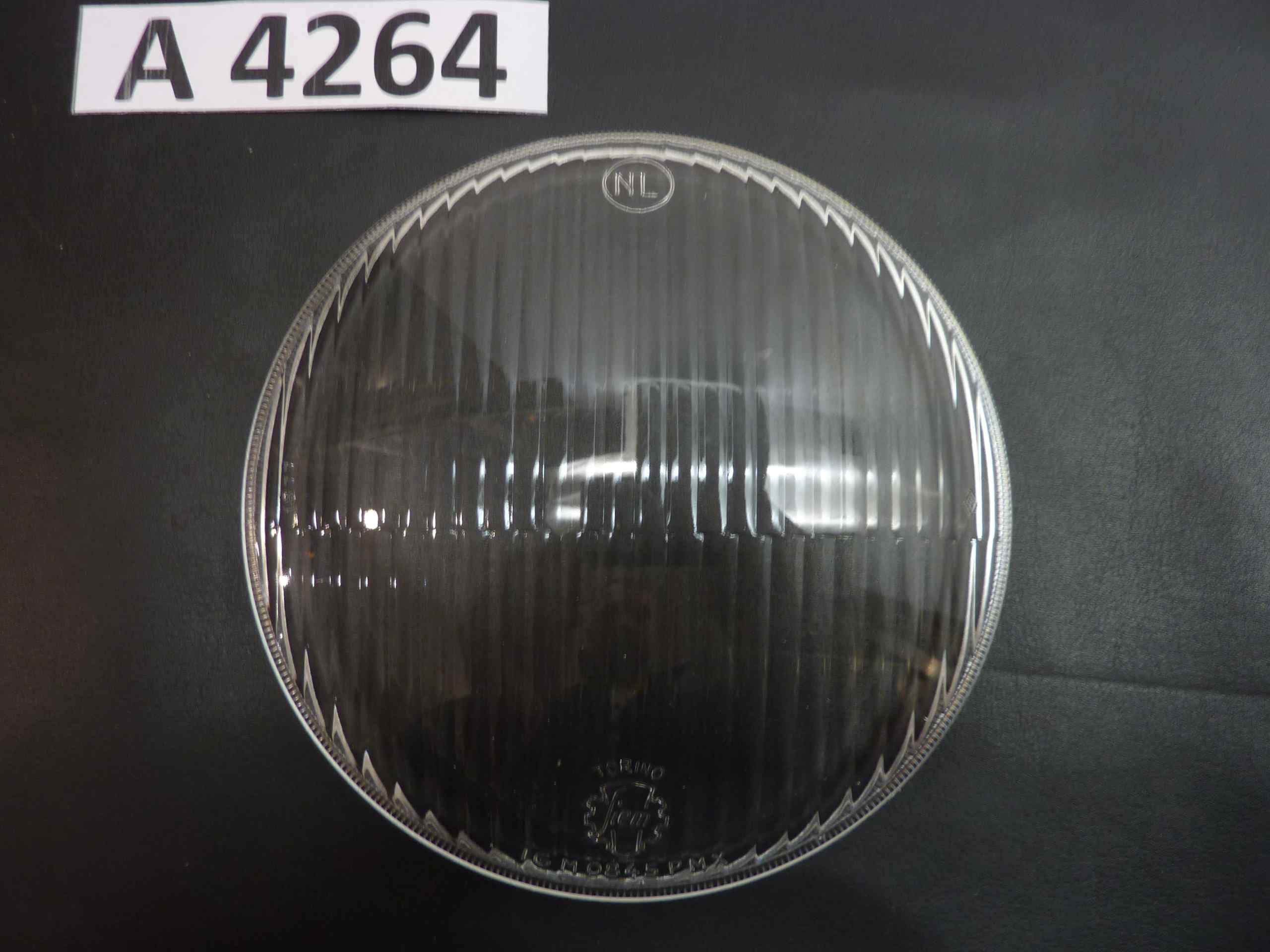 Vetro faro Vespa Siem 1877 IGM 0845PMX diam 130 - diam max 133,6mm moto epoca