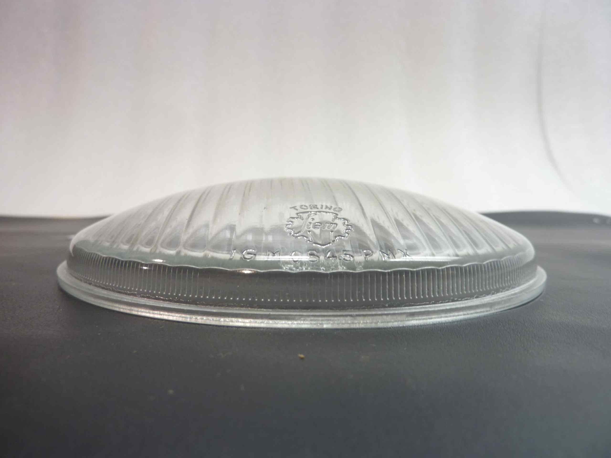 Vetro faro Vespa Siem 1877 IGM 0845PMX diam 130 - diam max 133,6mm moto epoca - immagine 3