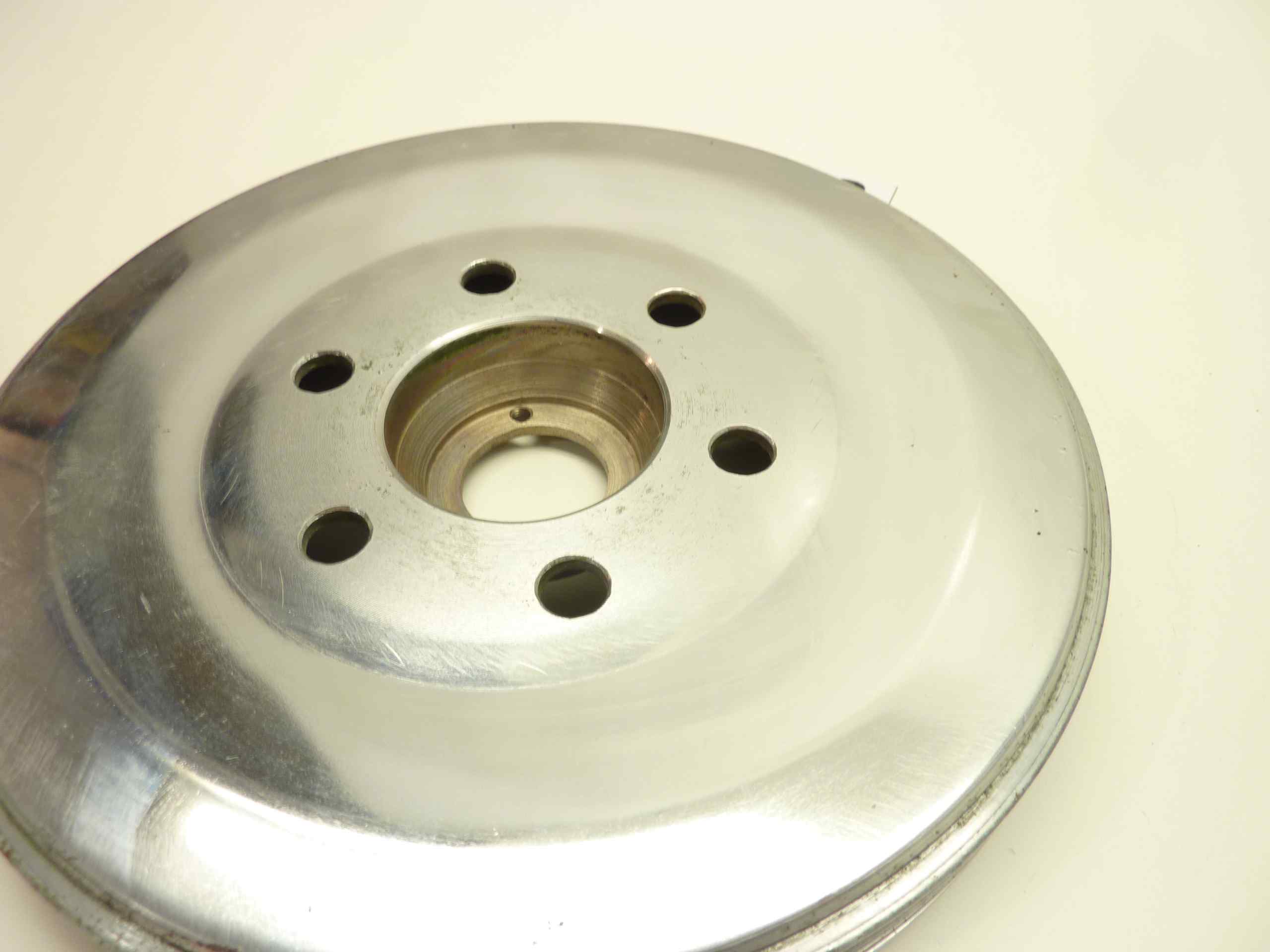 Guzzi GT 20 tamburo freno anteriore cromato nuovo fondo di magazzino - immagine 6