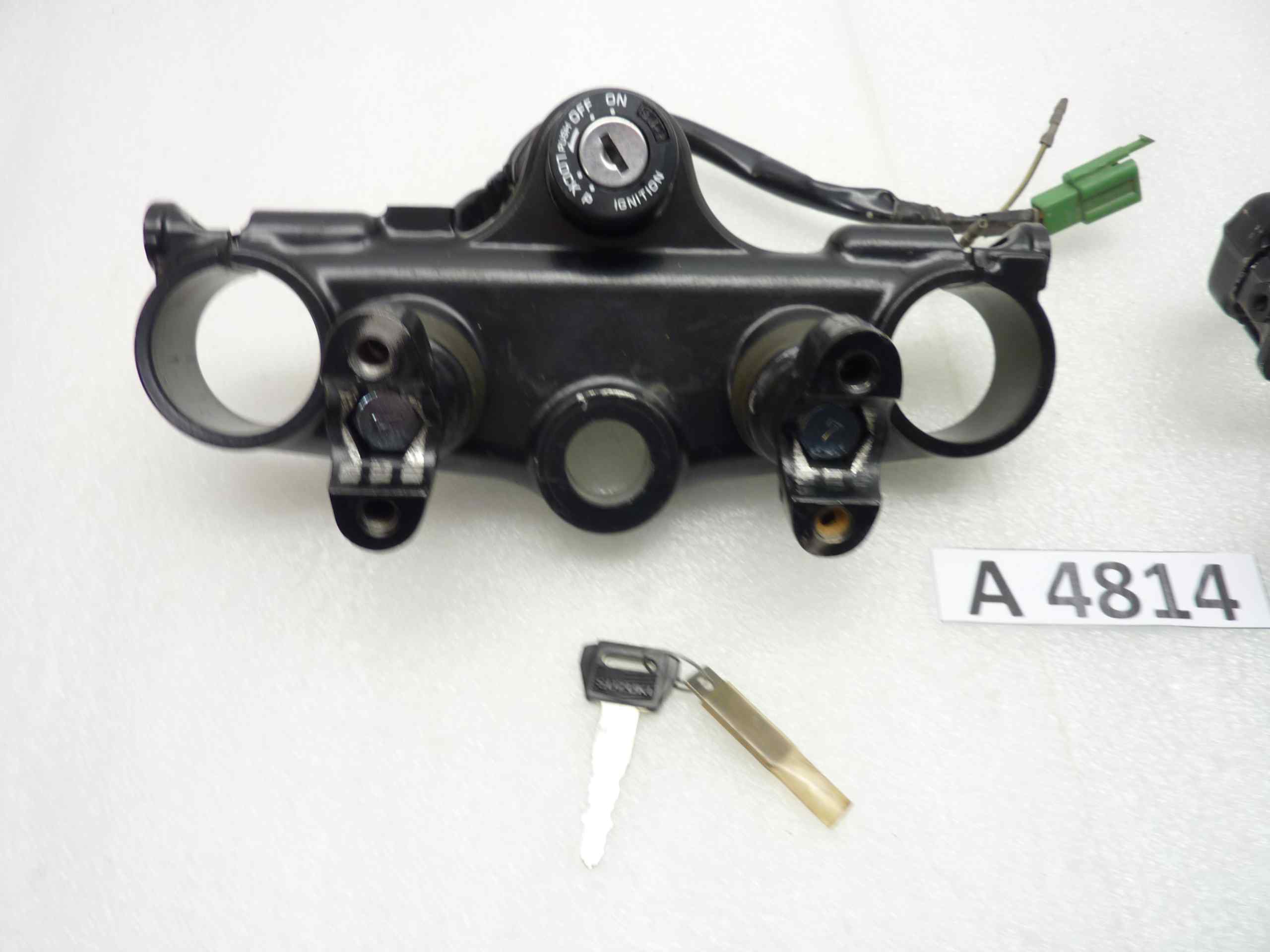 Suzuki DR 650 RS 90 piastre forcella blocchetto chiave clacson - immagine 2