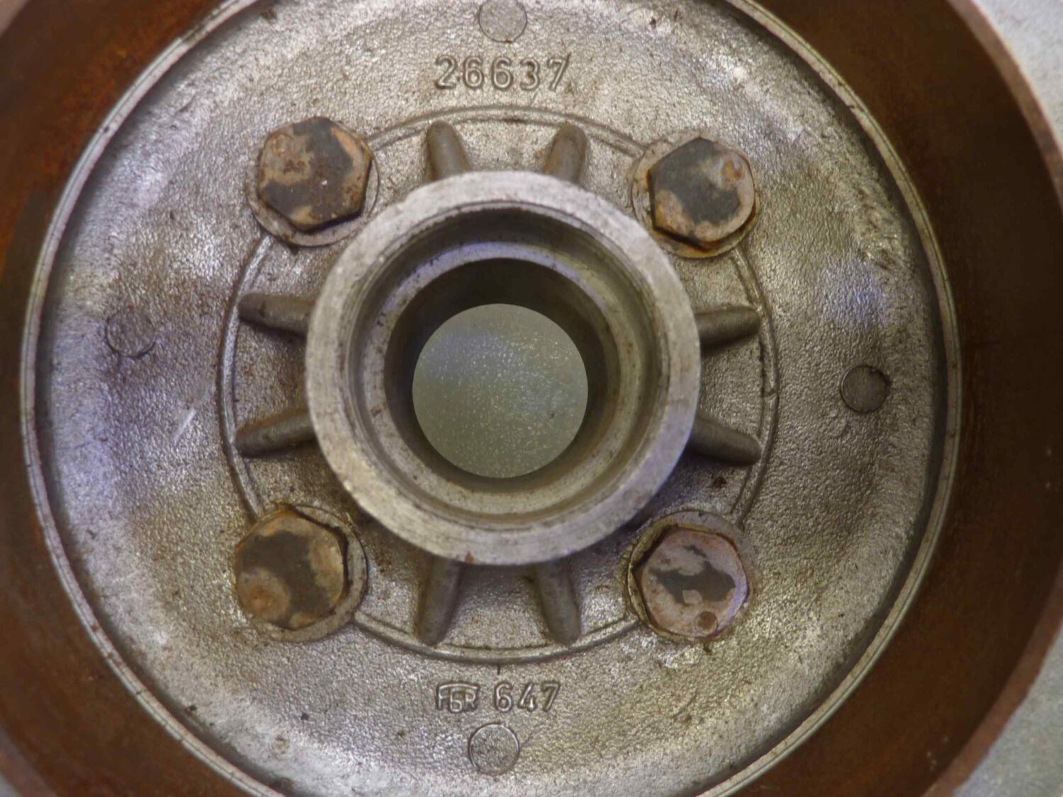 Guzzi Ercolino mozzo freno anteriore nuovo fondo di magazzino 26613002 - immagine 6