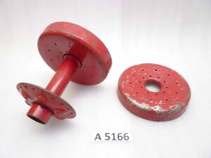 Guzzi Airone 250 tamburo mozzo anteriore Airone con forcella stampata - con tambiro nuovo da sostituire