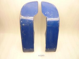 Paragambe blu moto epoca nuovi fondi di magazzino