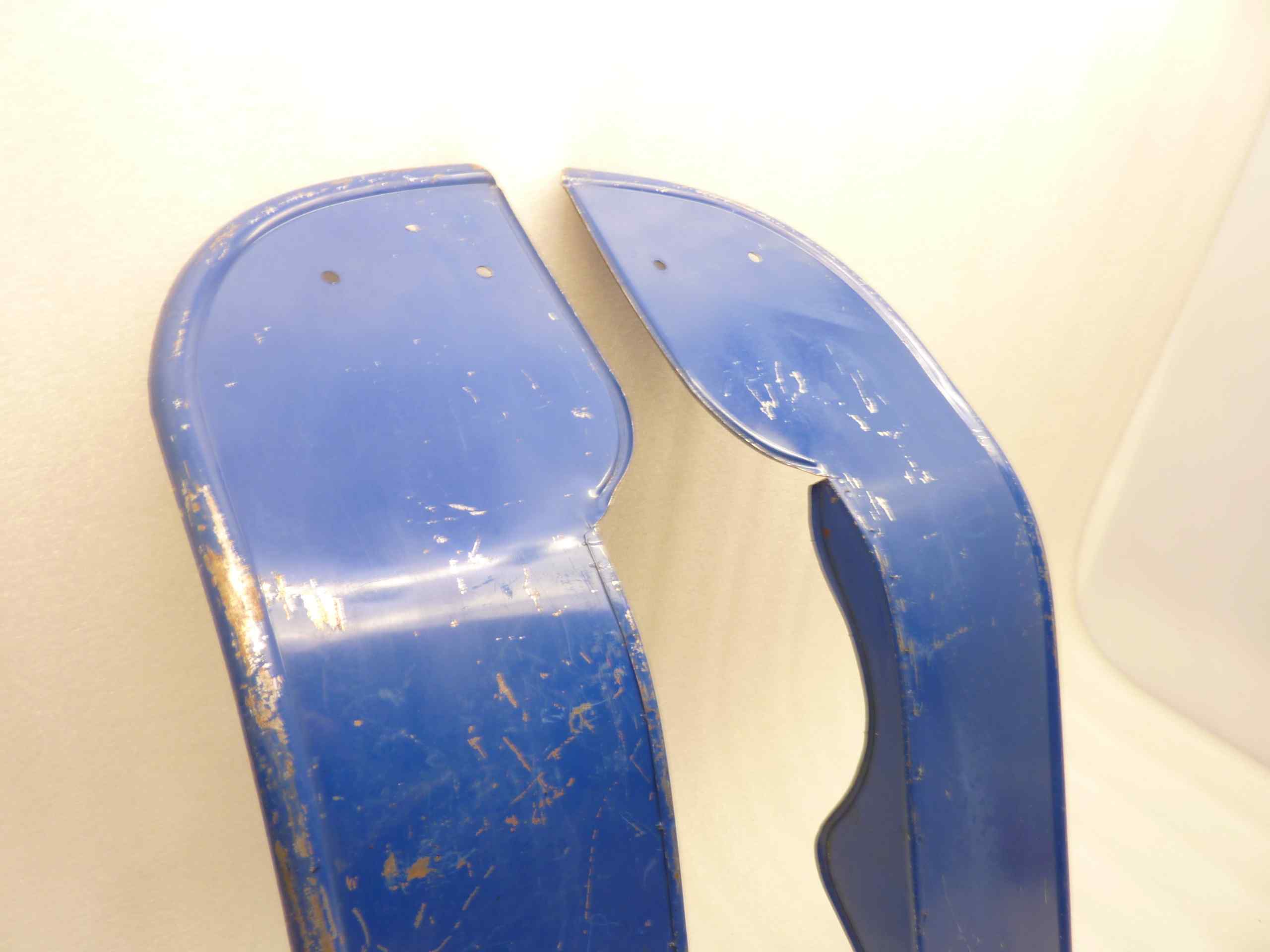 Paragambe blu moto epoca nuovi fondi di magazzino - immagine 2