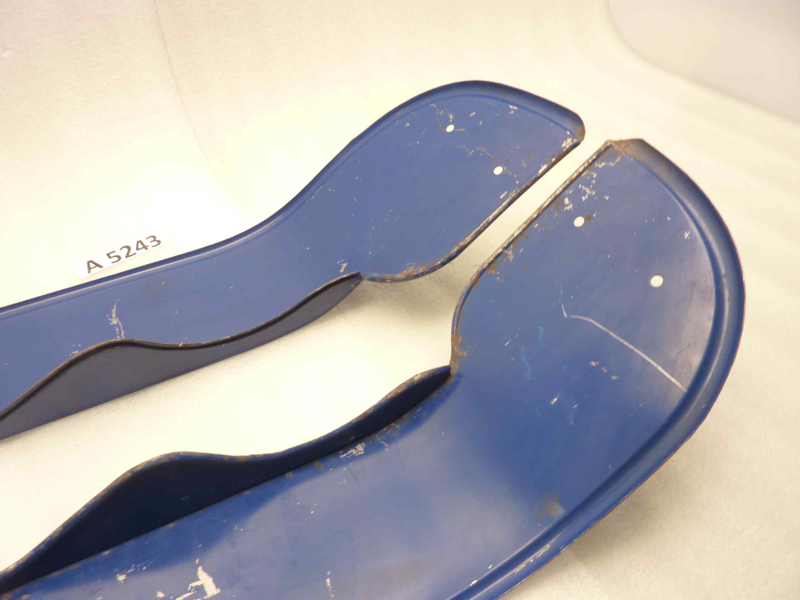 Paragambe blu moto epoca nuovi fondi di magazzino - immagine 6
