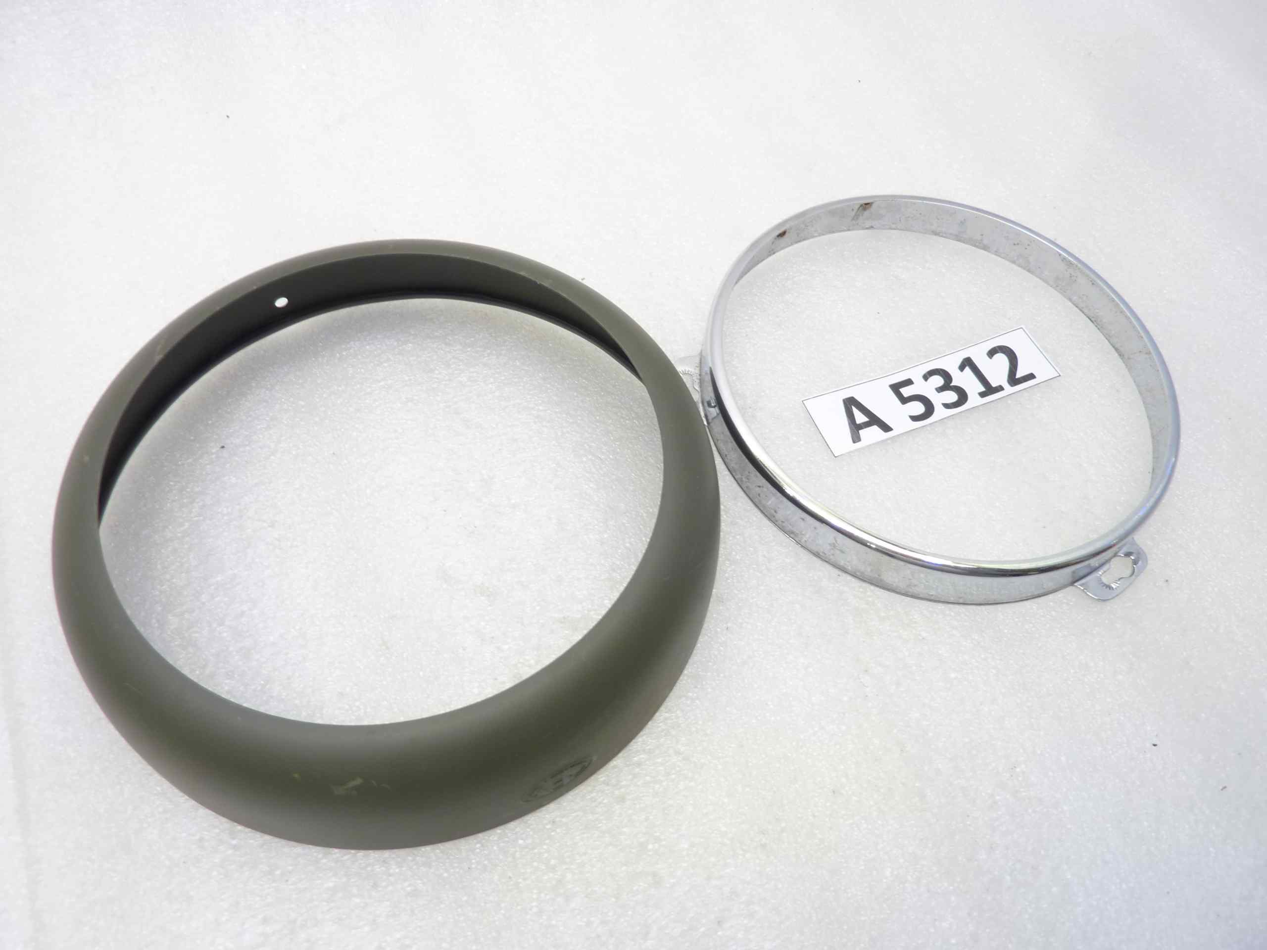 Bianchi MT 61 ghiera faro Cev militare diam faro 174 mm- diam vetro 137 mm cod 4971 81560511 81560711 CEV 4963 4971 nuovo fondo di magazzino LEGGI DESCRIZIONE