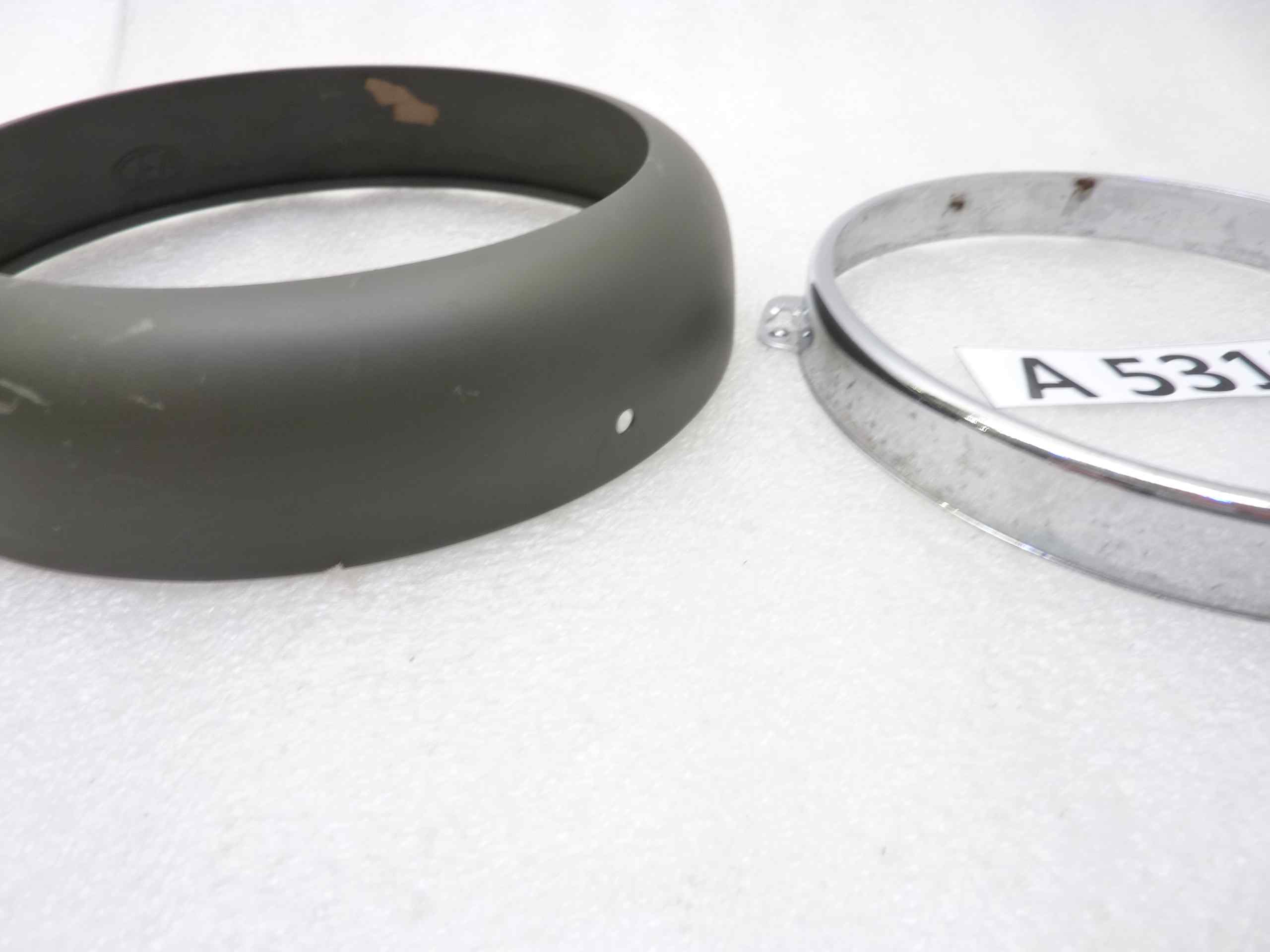 Bianchi MT 61 ghiera faro Cev militare diam faro 174 mm- diam vetro 137 mm cod 4971 81560511 81560711 CEV 4963 4971 nuovo fondo di magazzino LEGGI DESCRIZIONE - immagine 4